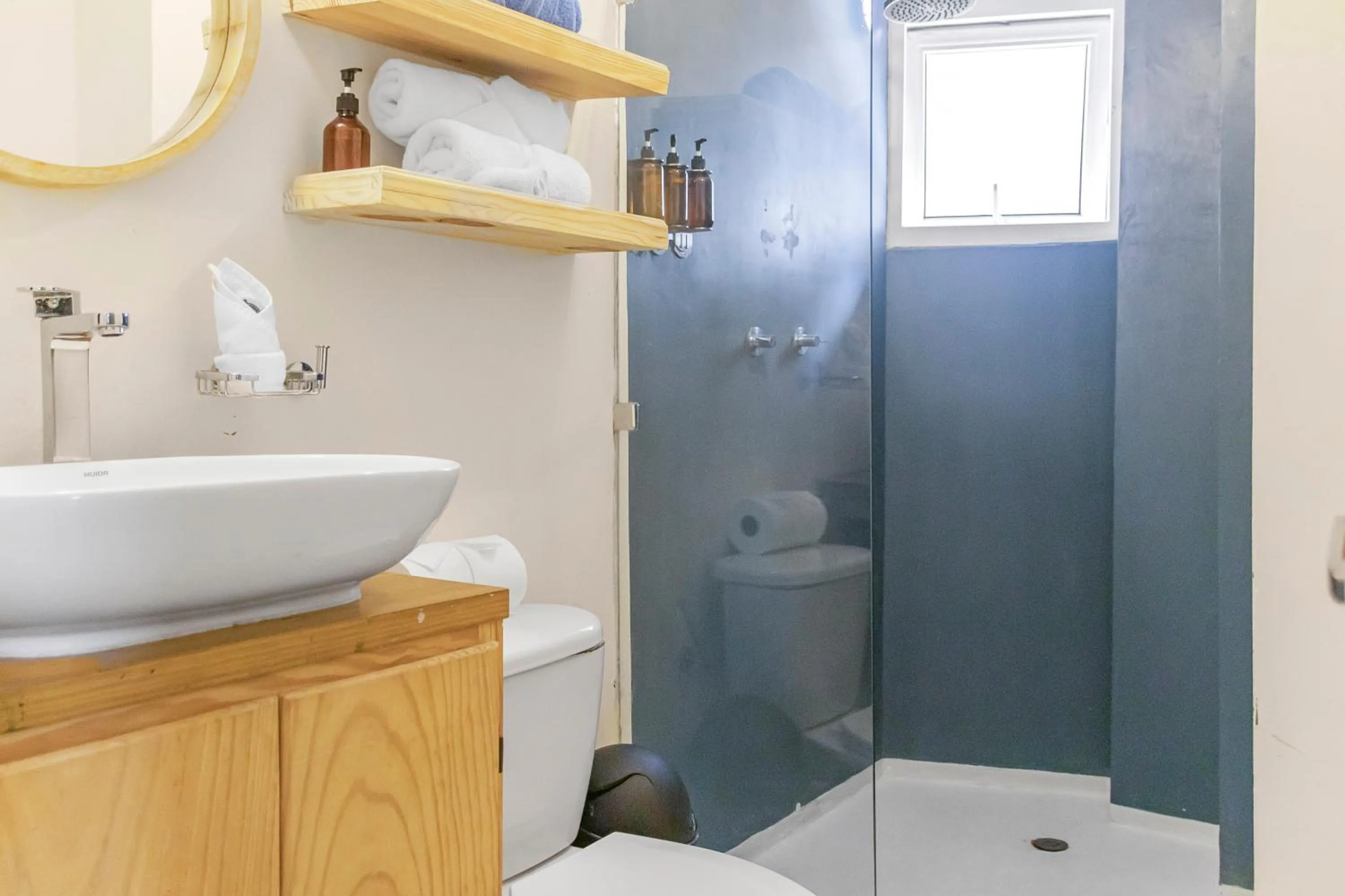 Shower in Selina Casco Viejo Panama City
