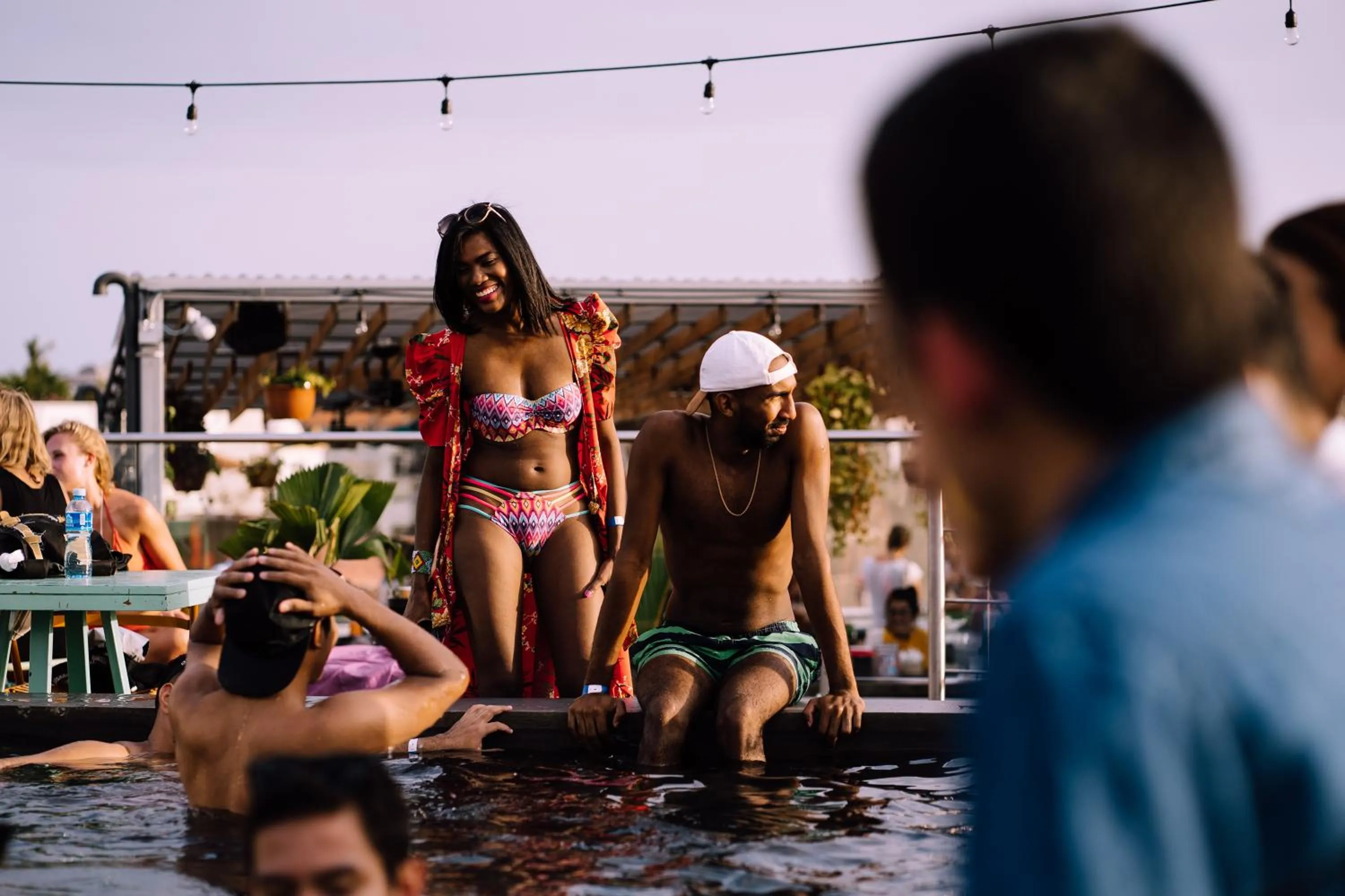 Swimming pool in Selina Casco Viejo Panama City