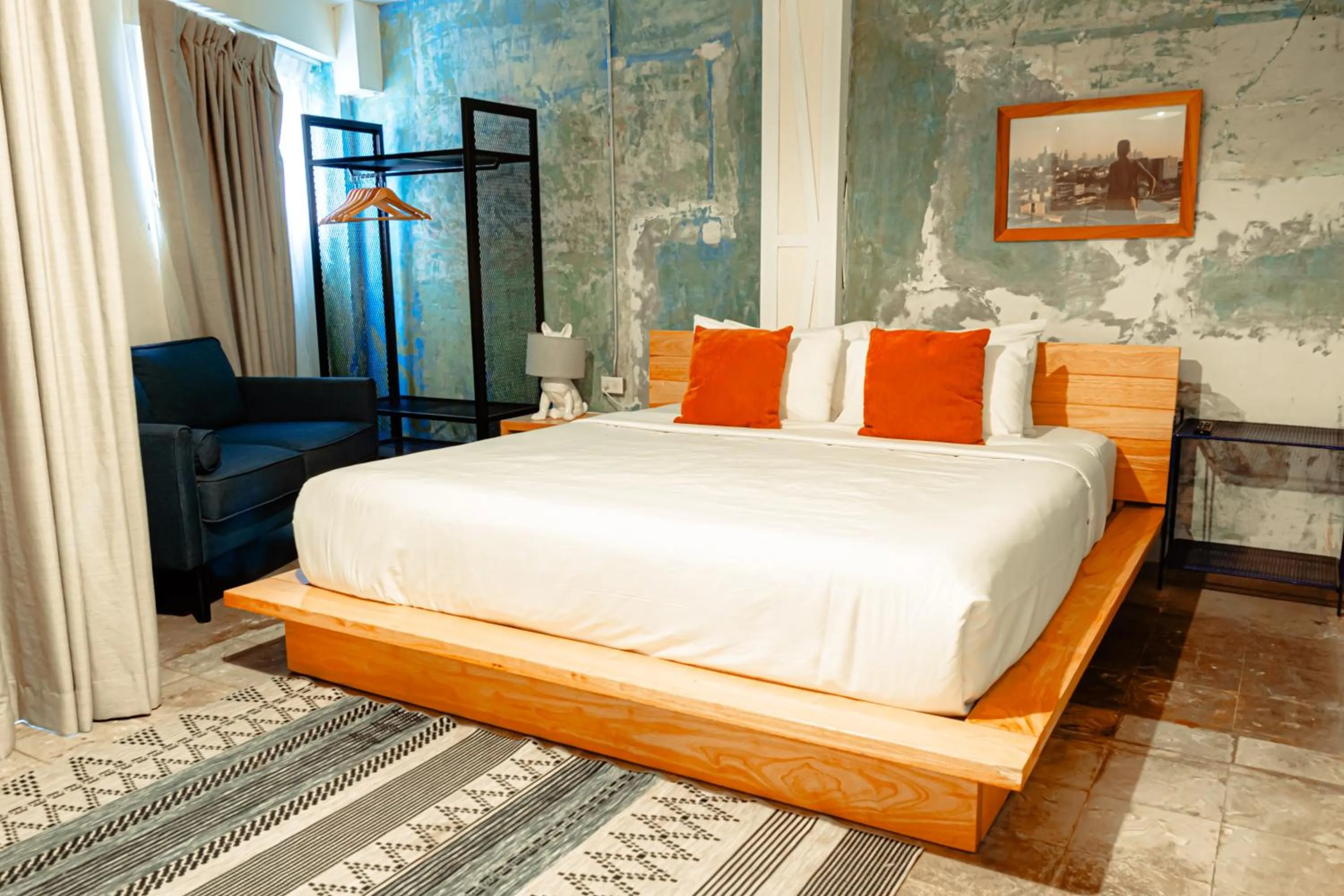 Bed in Selina Casco Viejo Panama City