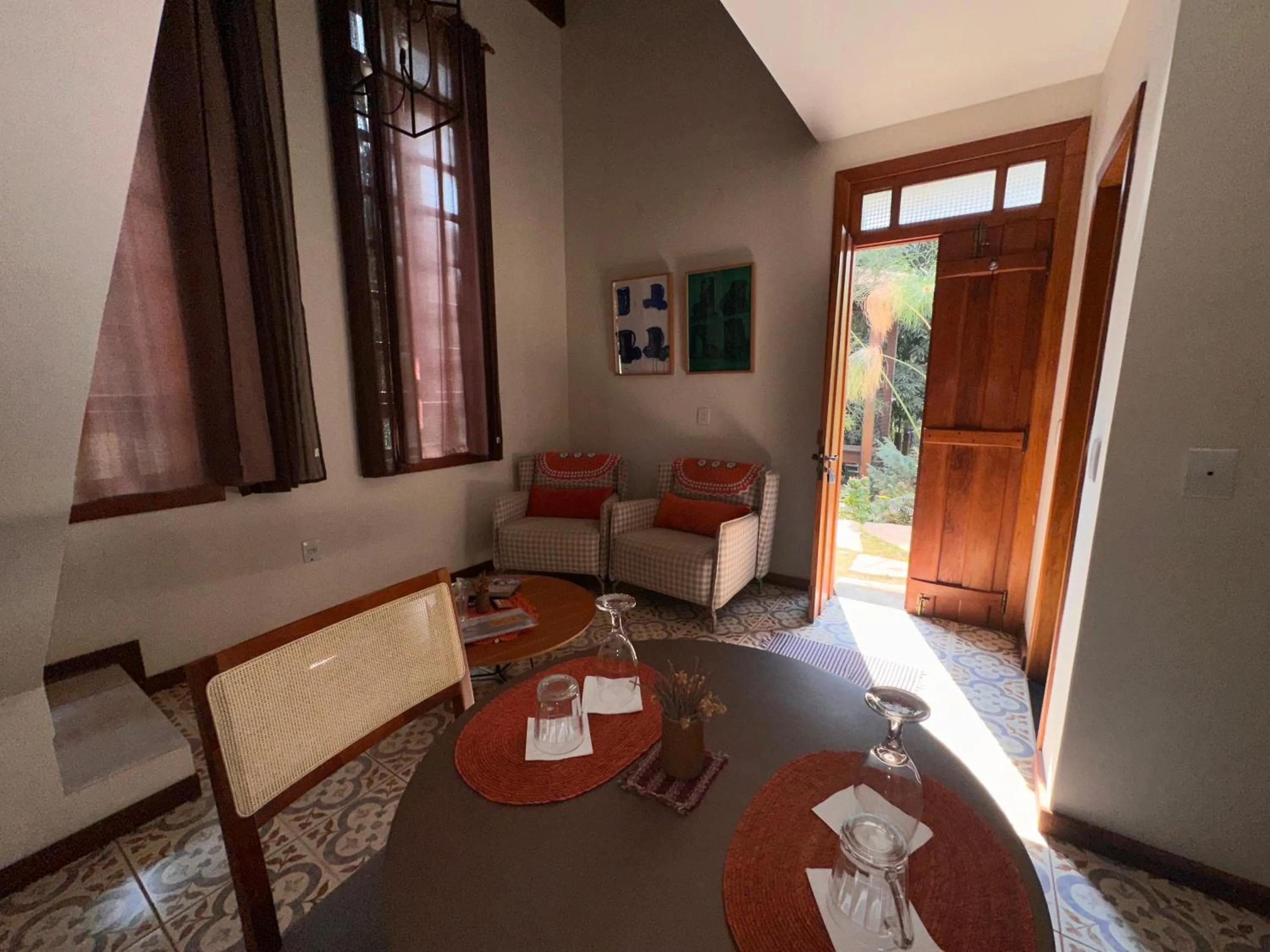 Living room in Villa Rica Pousada