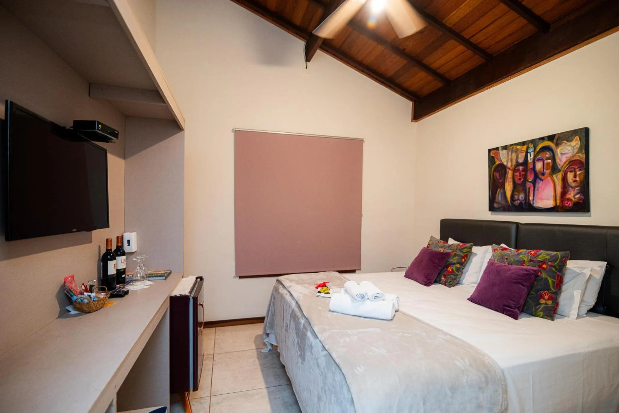 Bedroom, Bed in Villa Rica Pousada