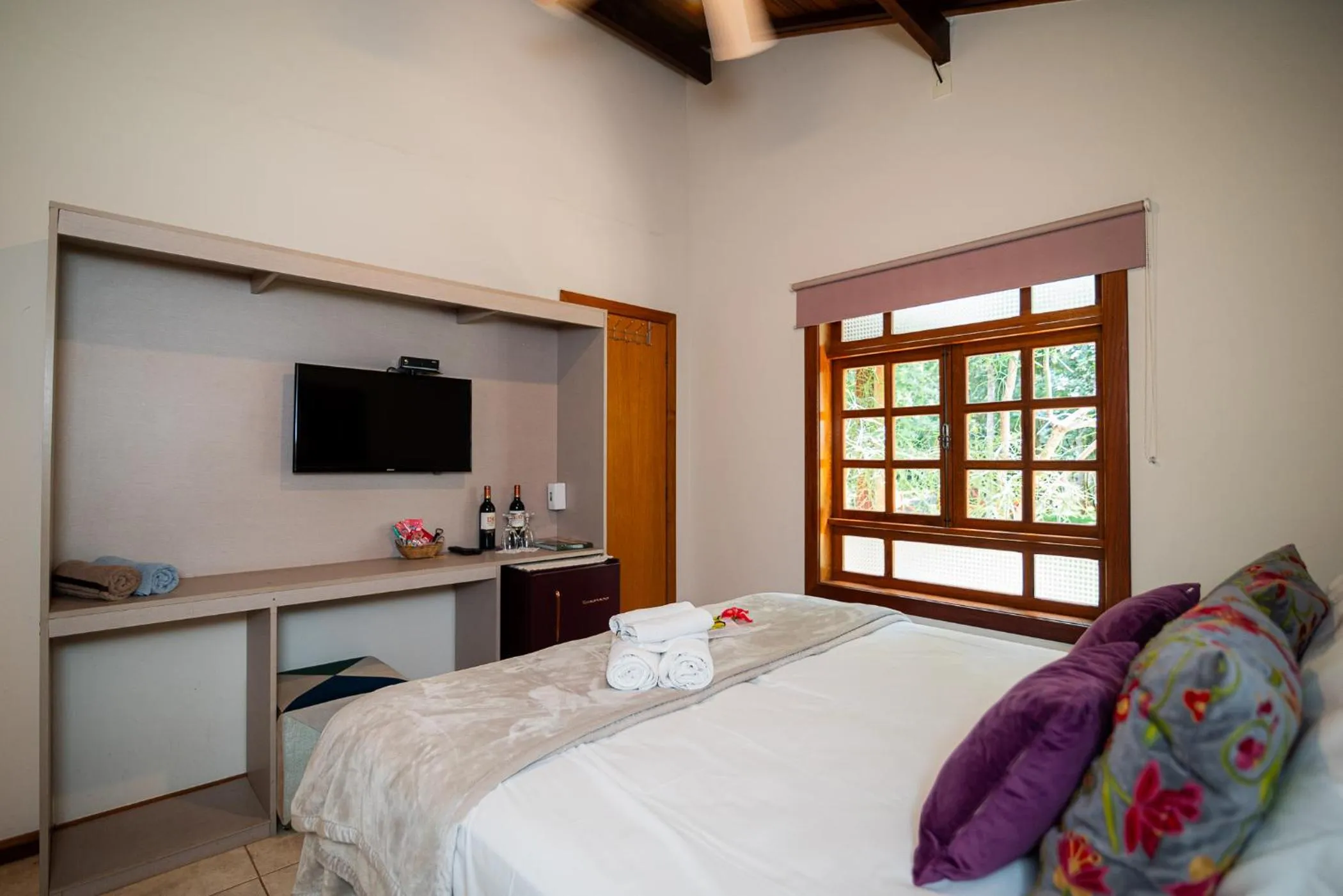 Bedroom, Bed in Villa Rica Pousada