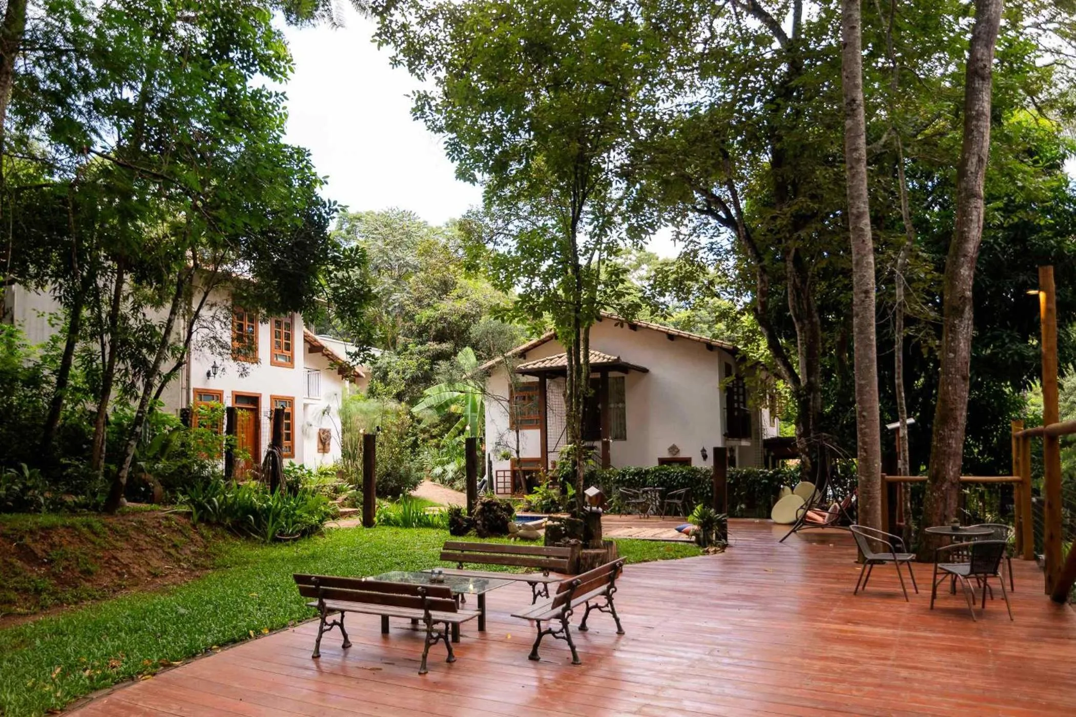 Garden in Villa Rica Pousada