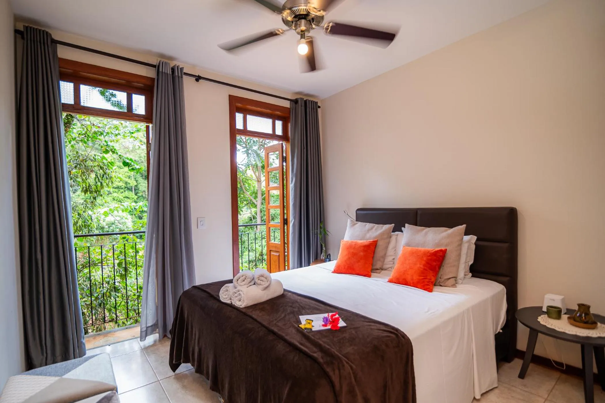 Bedroom, Bed in Villa Rica Pousada