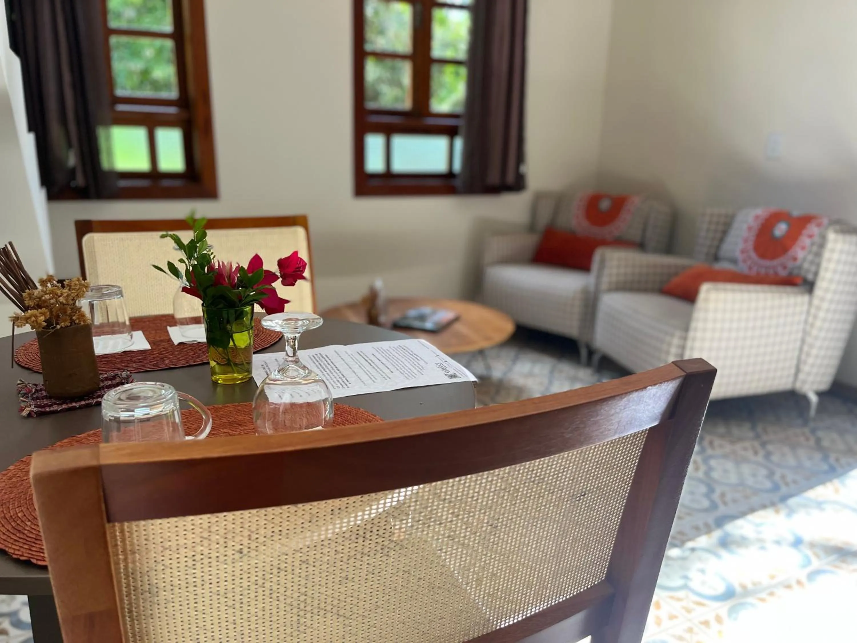 Living room in Villa Rica Pousada