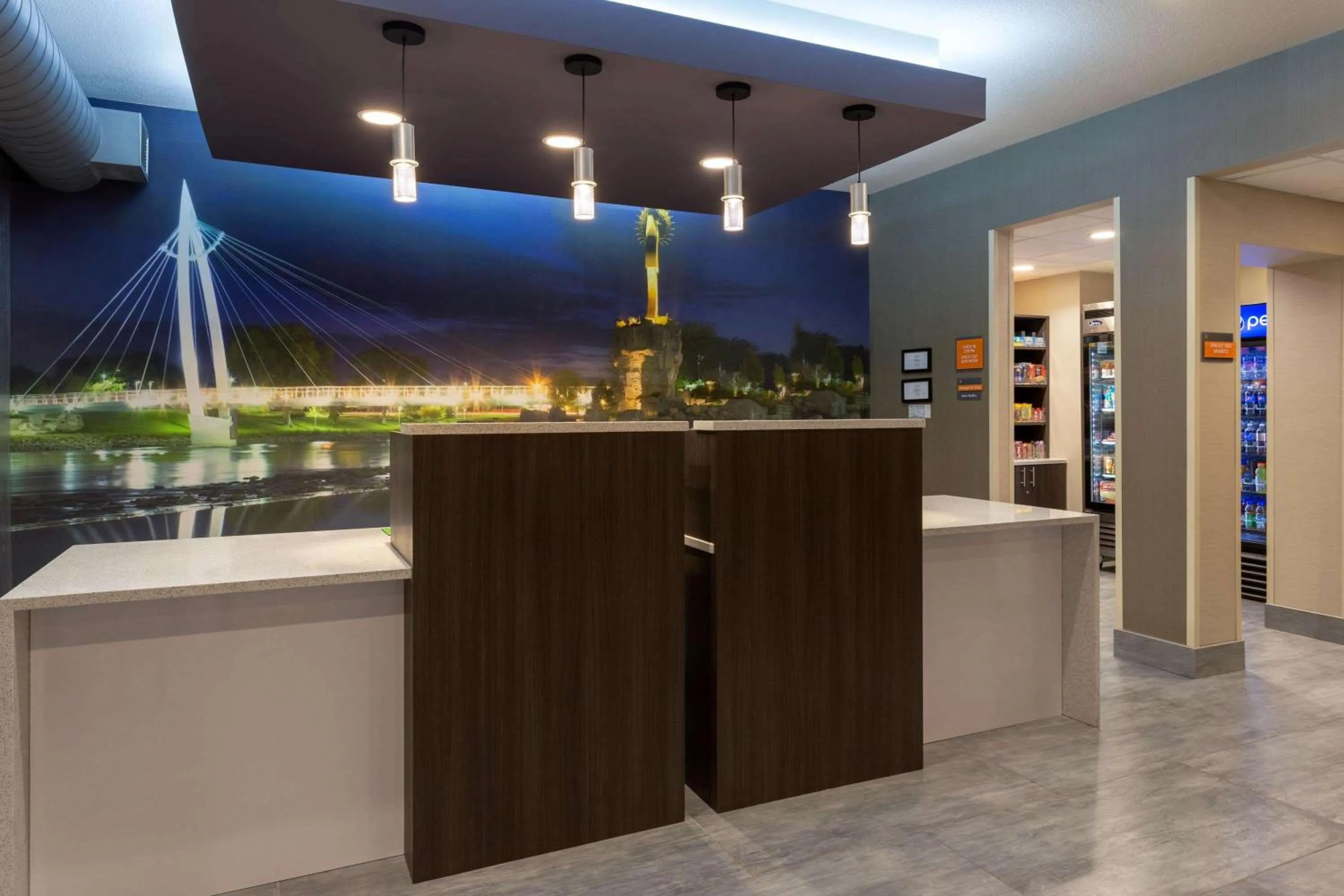 Lobby or reception in La Quinta by Wyndham Wichita Airport