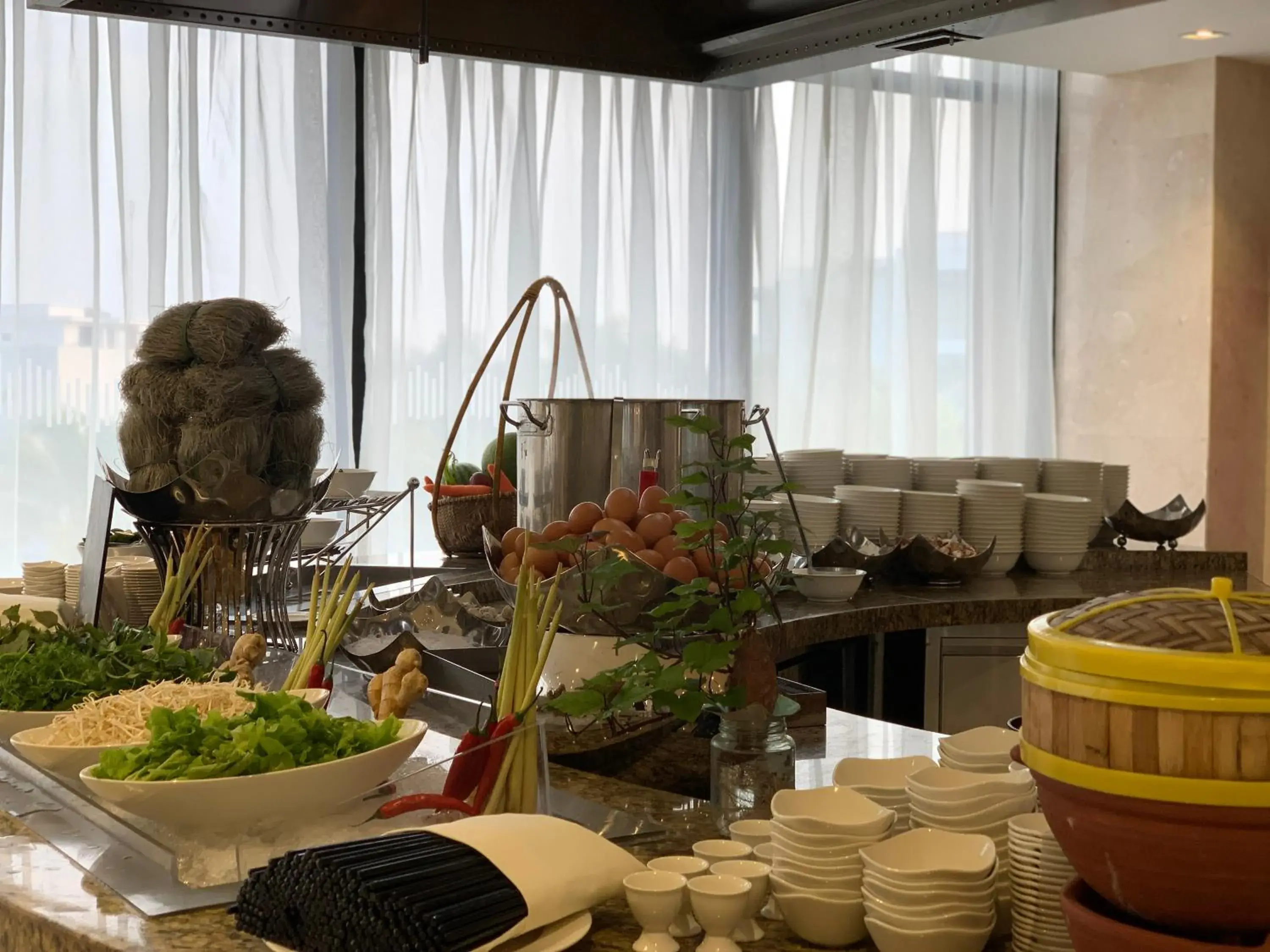 Buffet breakfast in FLC Grand Hotel Samson Buffet breakfast in FLC Grand Hotel Samson