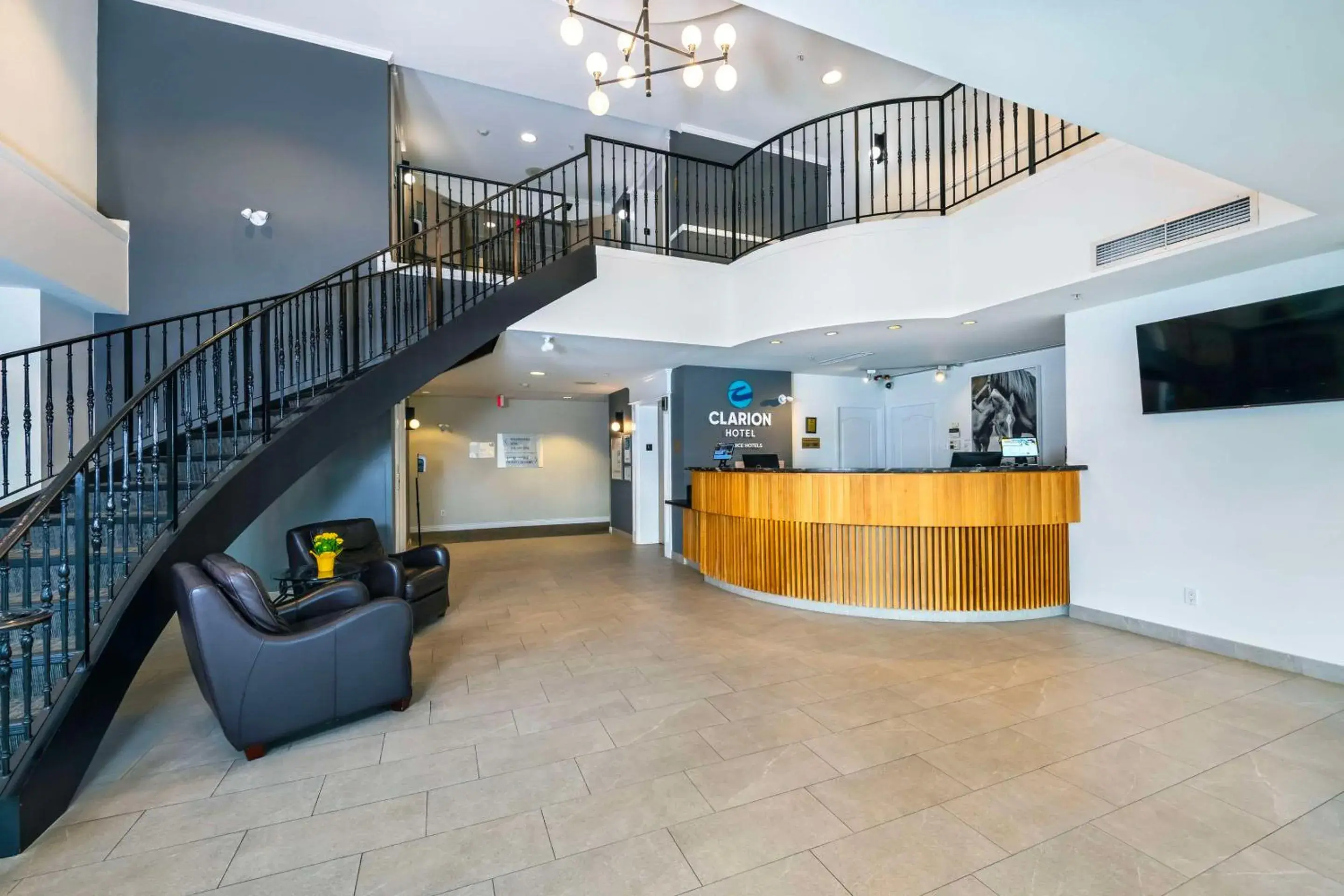 Lobby or reception in Clarion Hotel & Conference Centre Lobby or reception in Clarion Hotel & Conference Centre