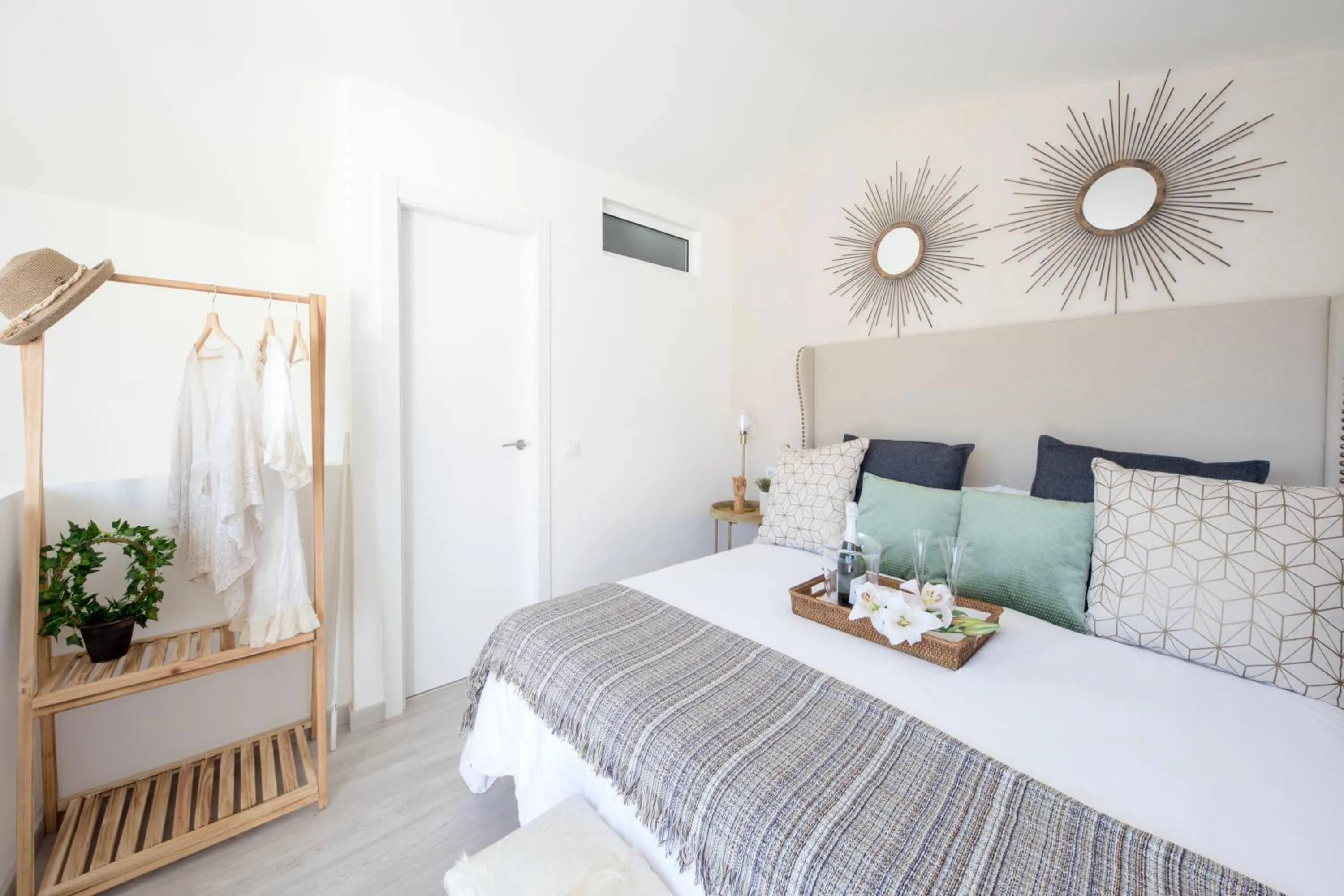 Bedroom, Bed in Apartamentos Soho Boutique Museo