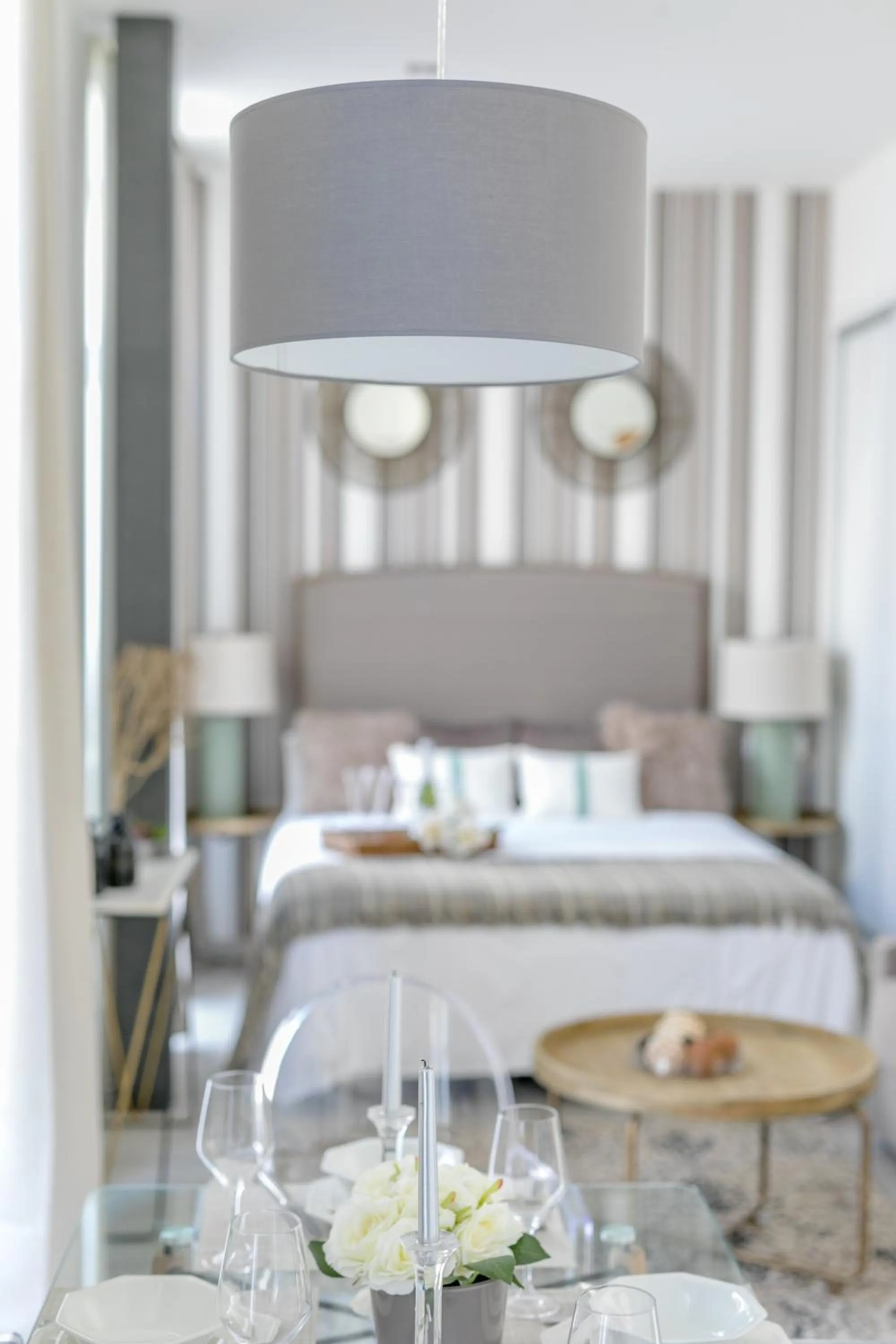 Dining area, Bed in Apartamentos Soho Boutique Museo