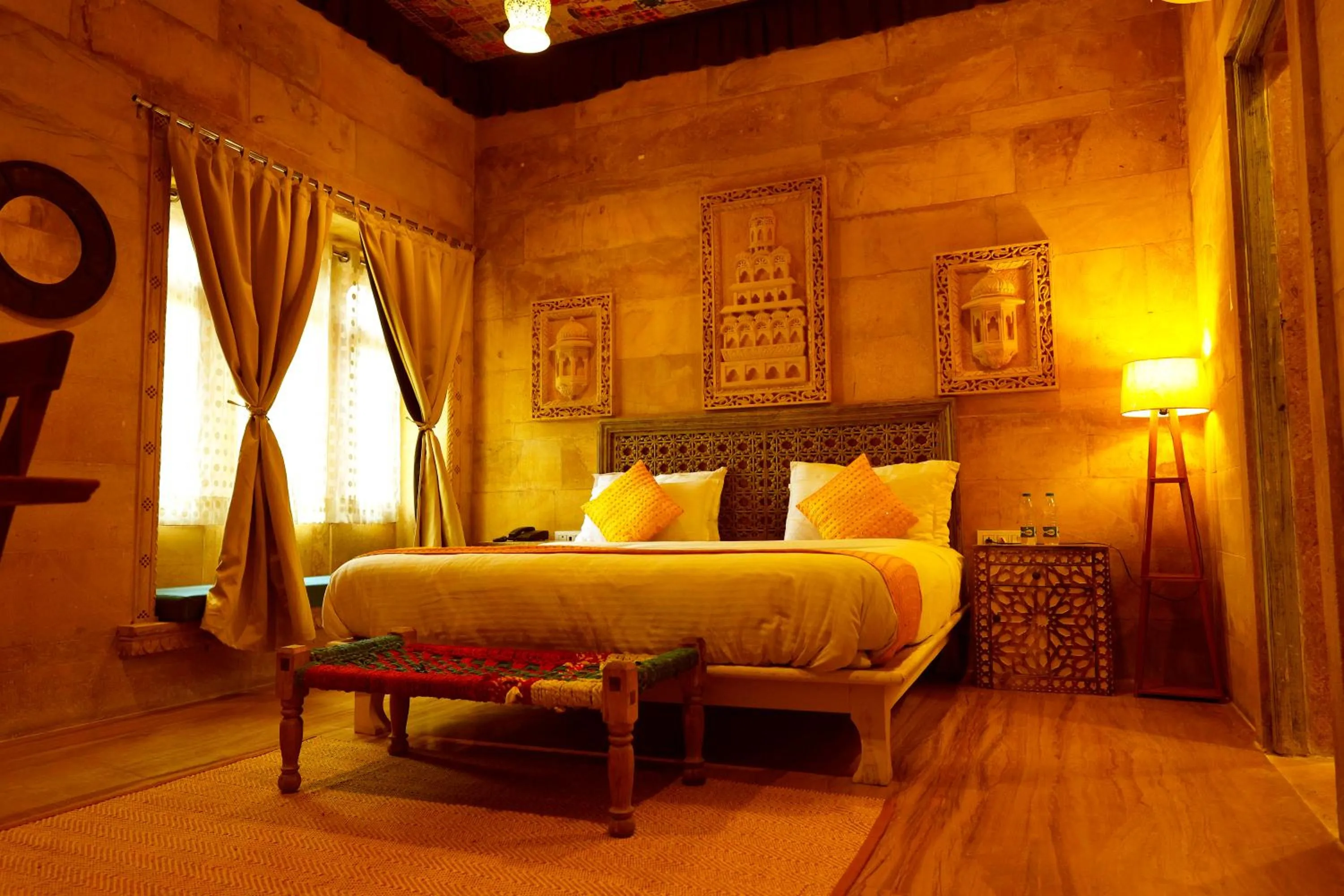 Bed in Garh Meera - A Sensational Boutique Hotel
