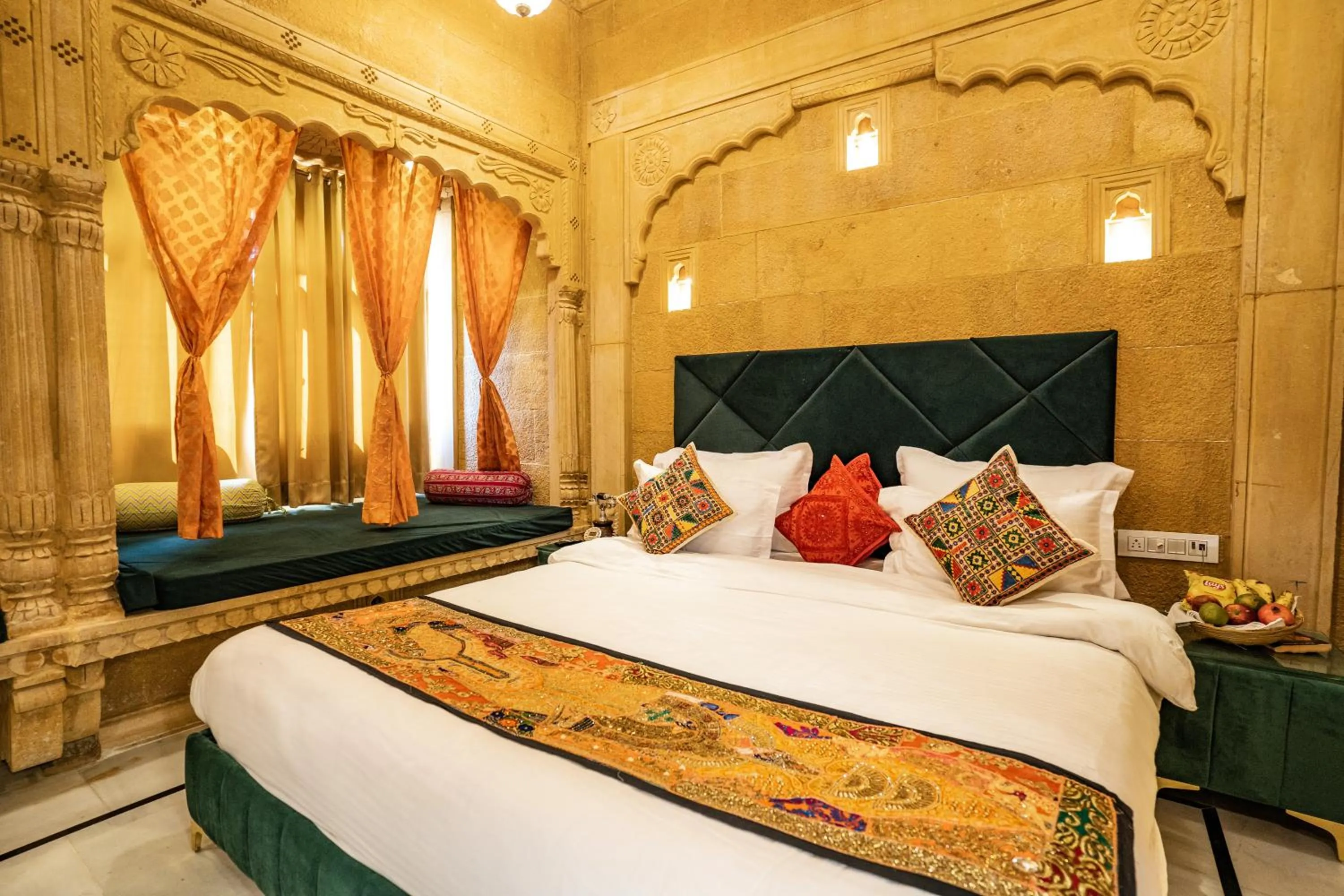 Bed in Garh Meera - A Sensational Boutique Hotel