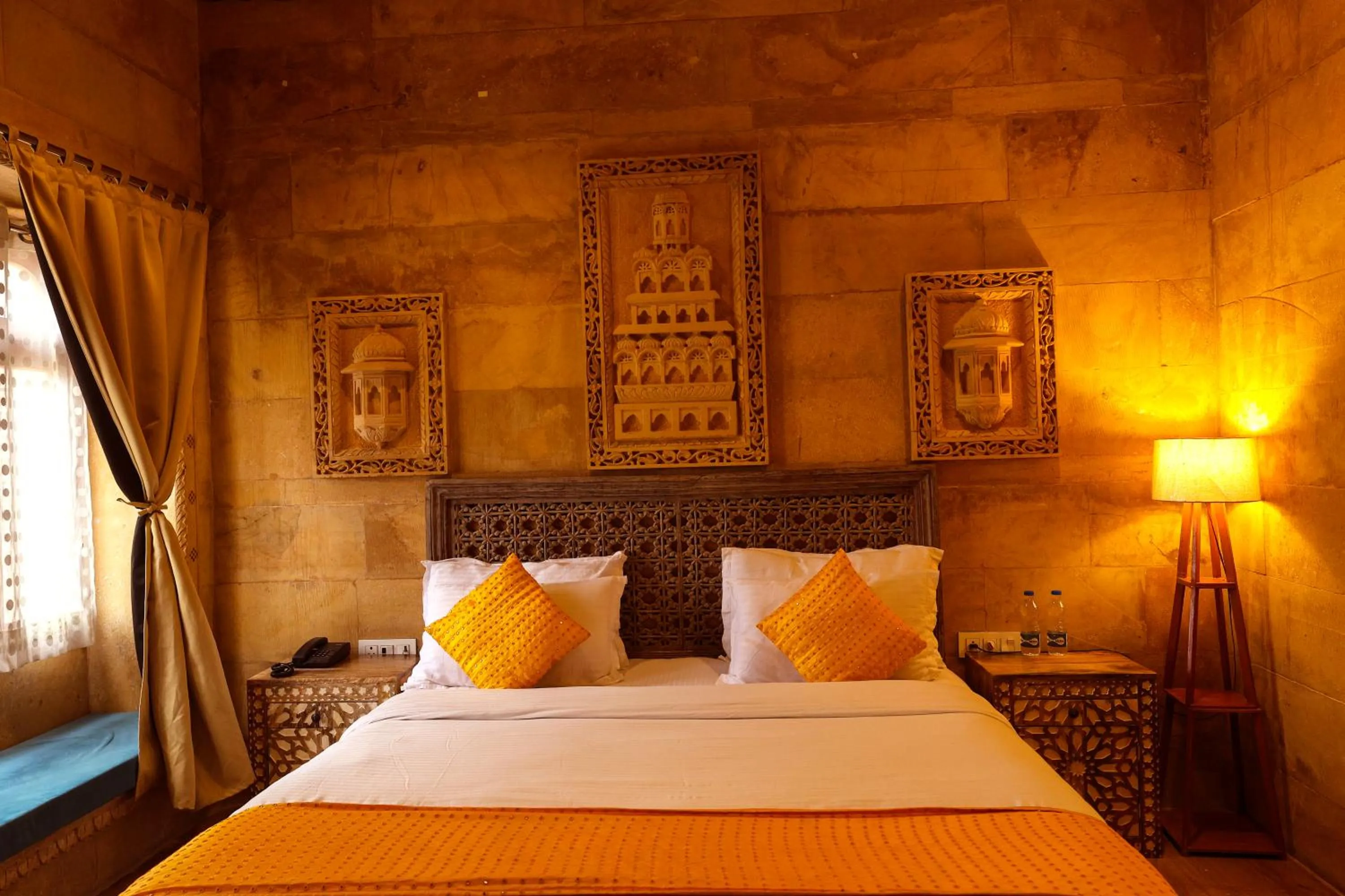 Bedroom, Bed in Garh Meera - A Sensational Boutique Hotel