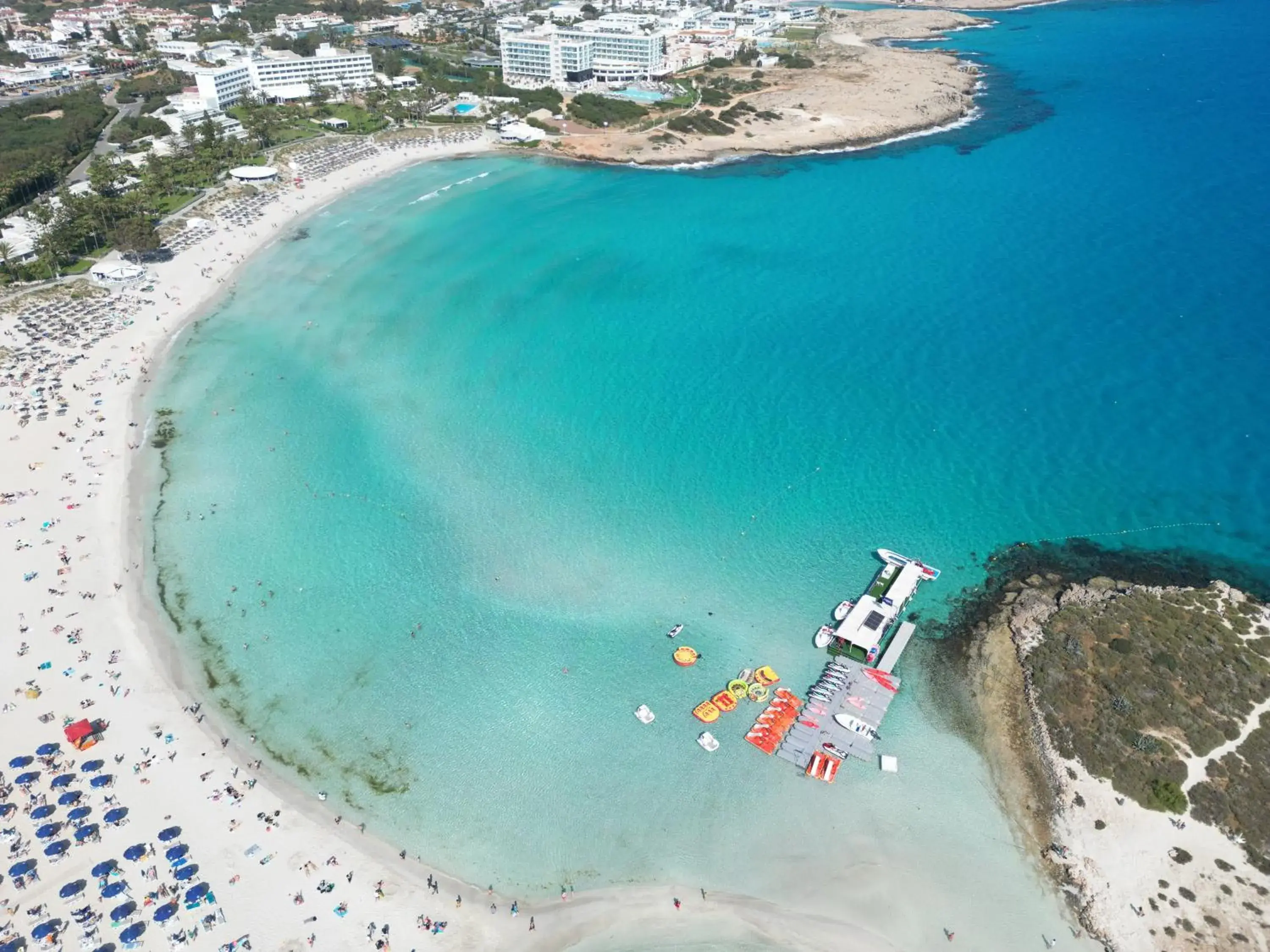 Beach, Bird's-eye View in Aktea Beach Village