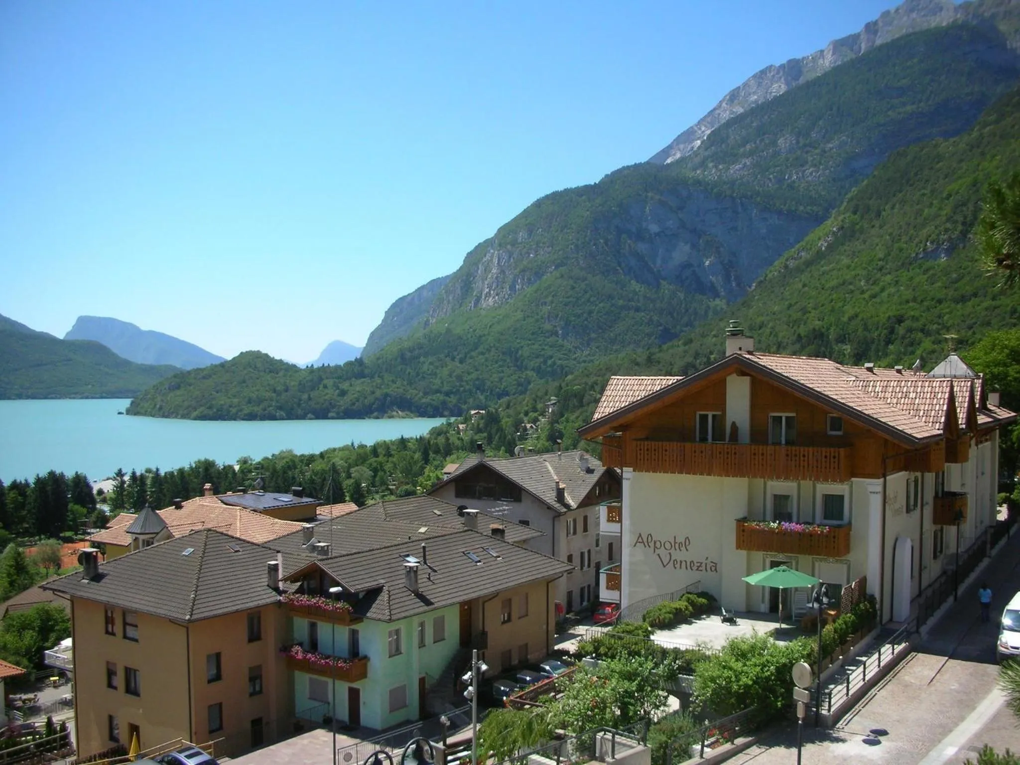 Facade/entrance in Alpotel Dolomiten