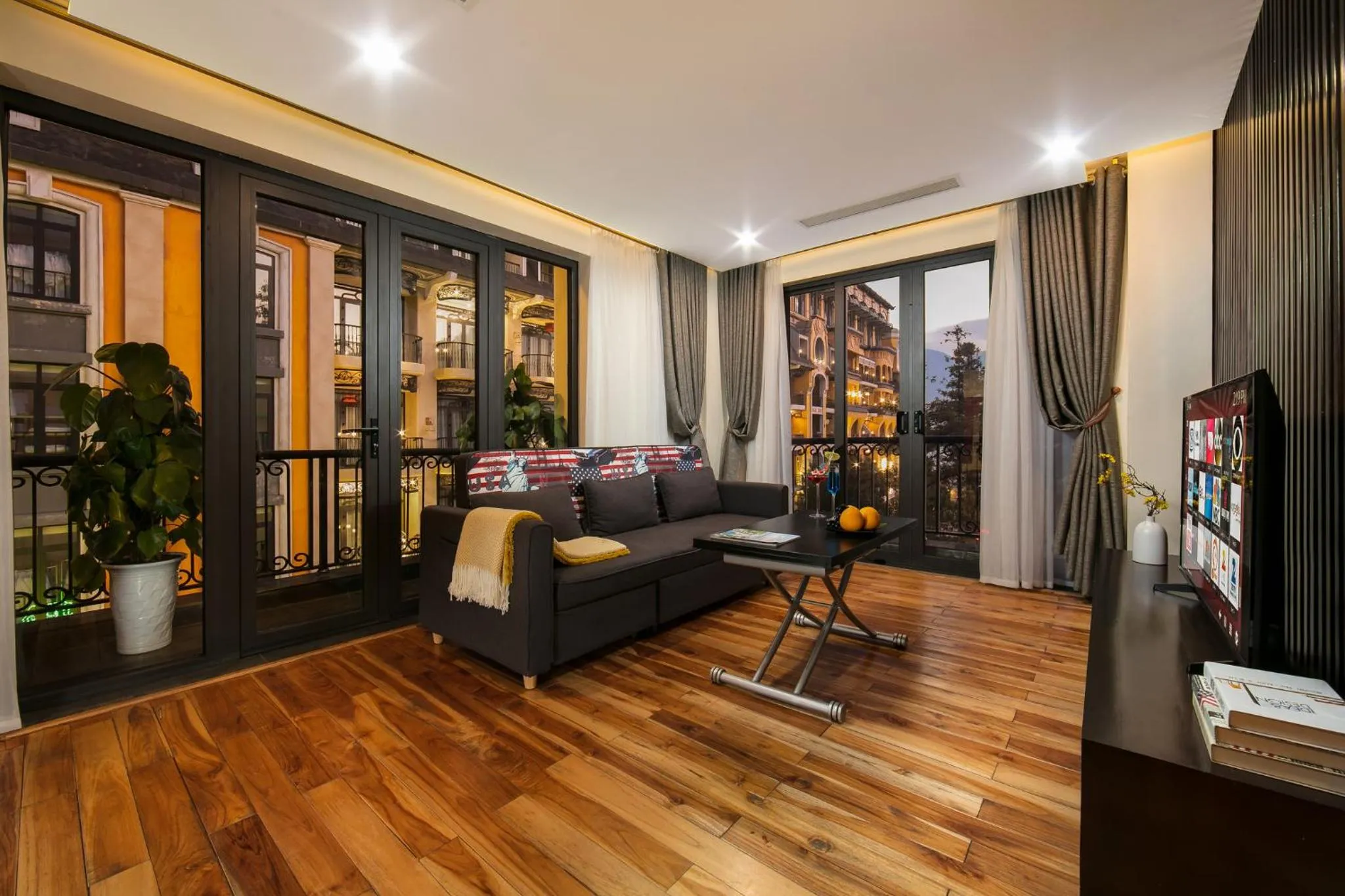 Seating area in Sapa Green Hotel