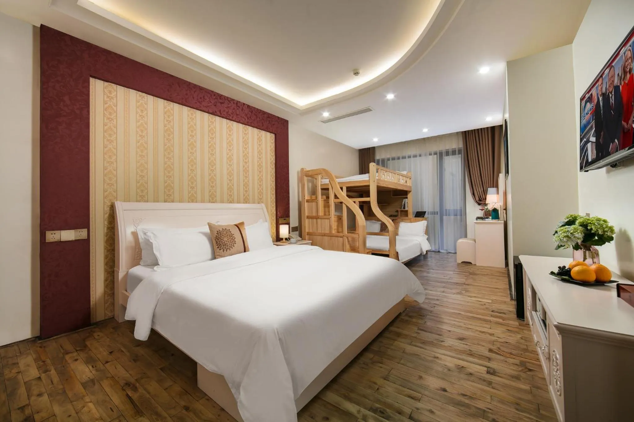 Bed in Sapa Green Hotel