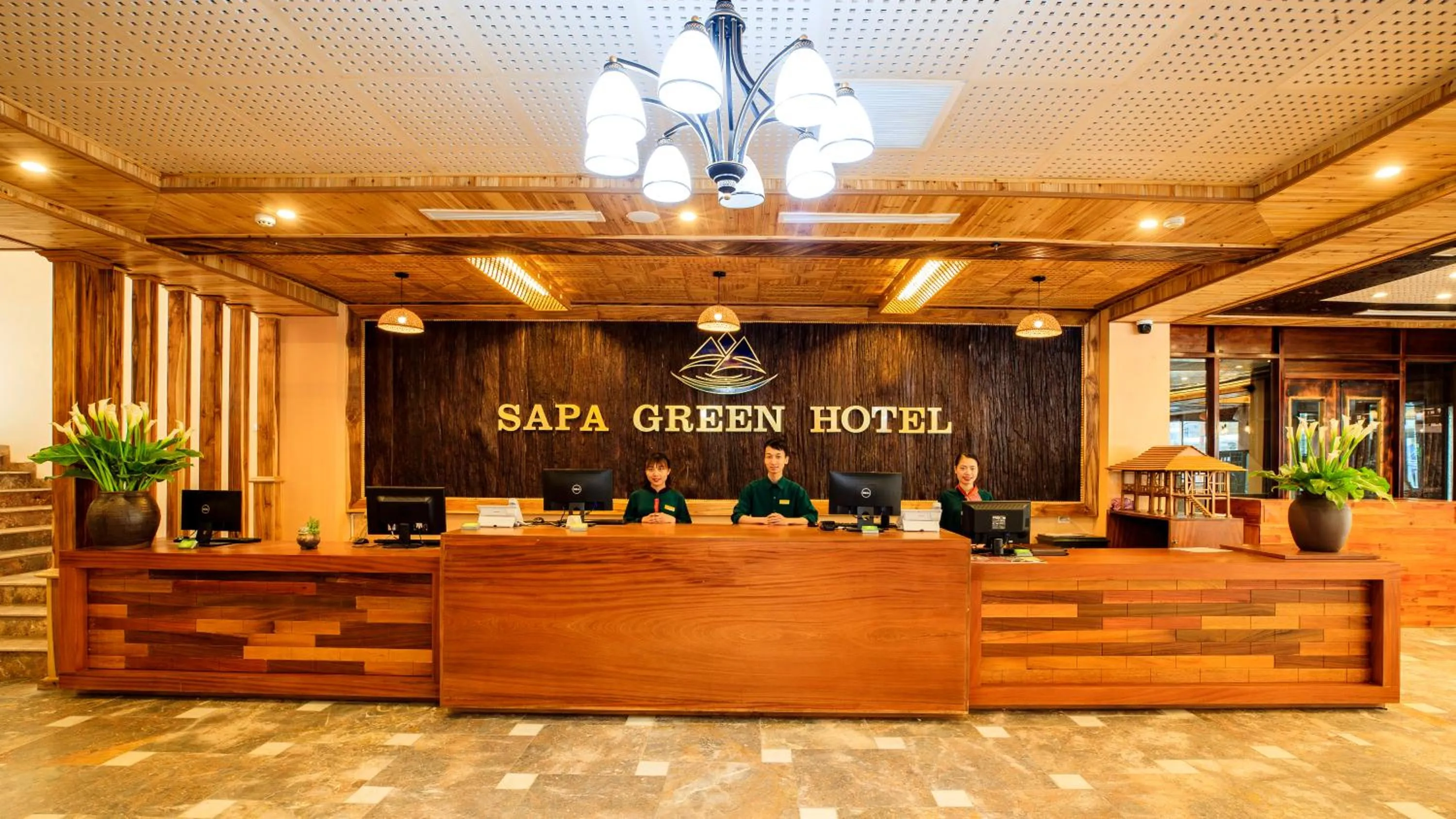 Lobby or reception in Sapa Green Hotel