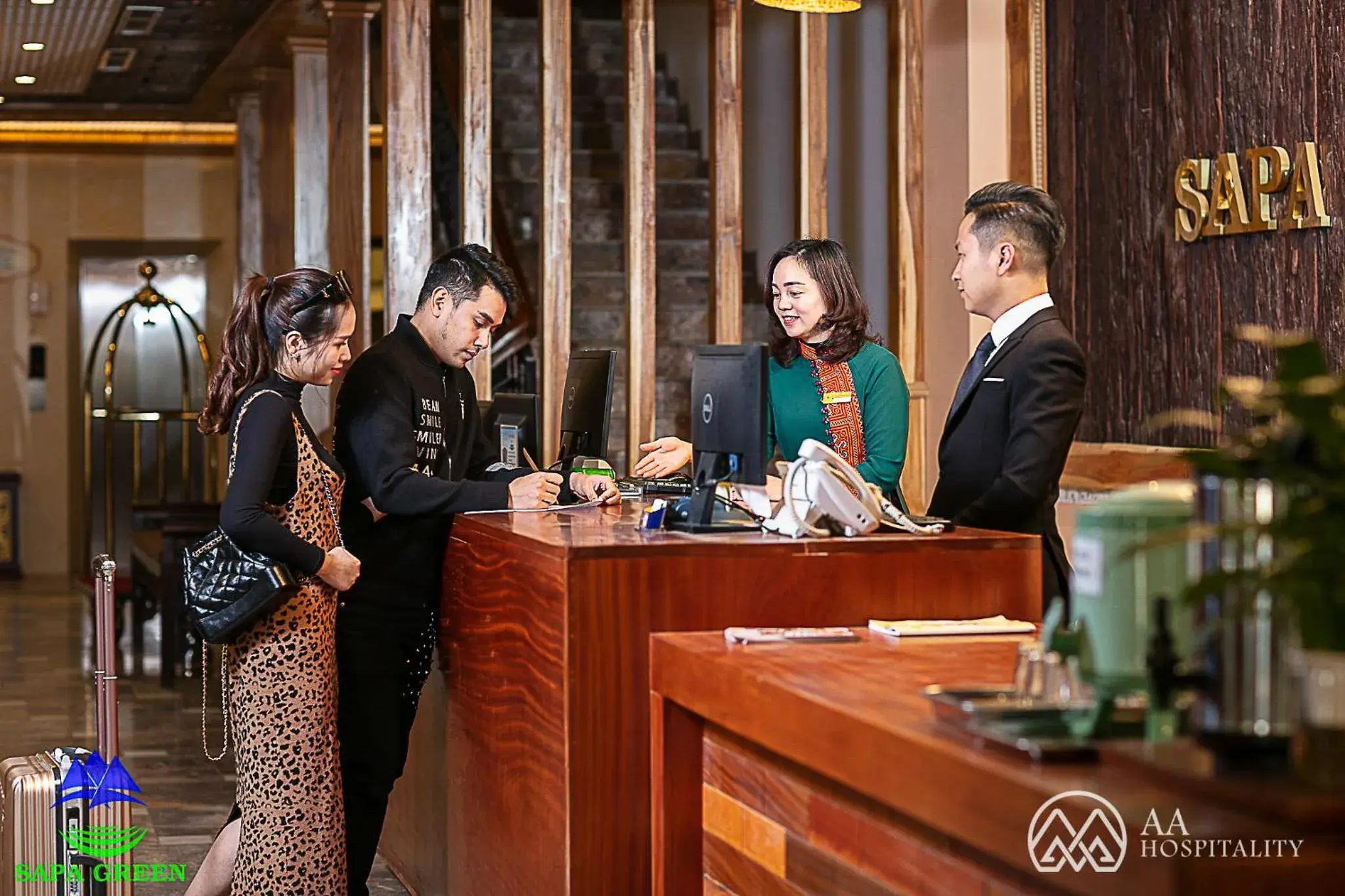 Lobby or reception in Sapa Green Hotel Lobby or reception in Sapa Green Hotel