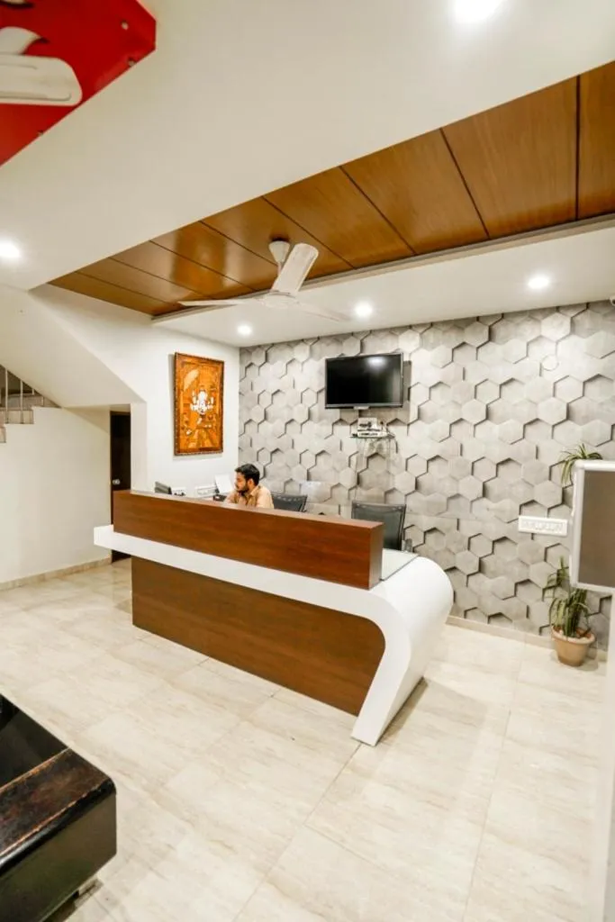 Lobby or reception in Hotel Bhakti Rajkot I Hotel in Rajkot I Best Hotel in Rajkot