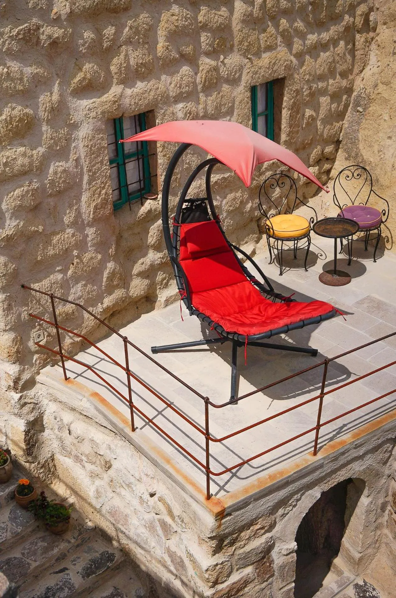 Balcony/Terrace in Hezen Cave Hotel