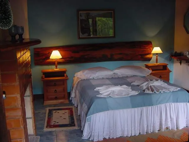 Bed in Pousada e Spa Vrindávana