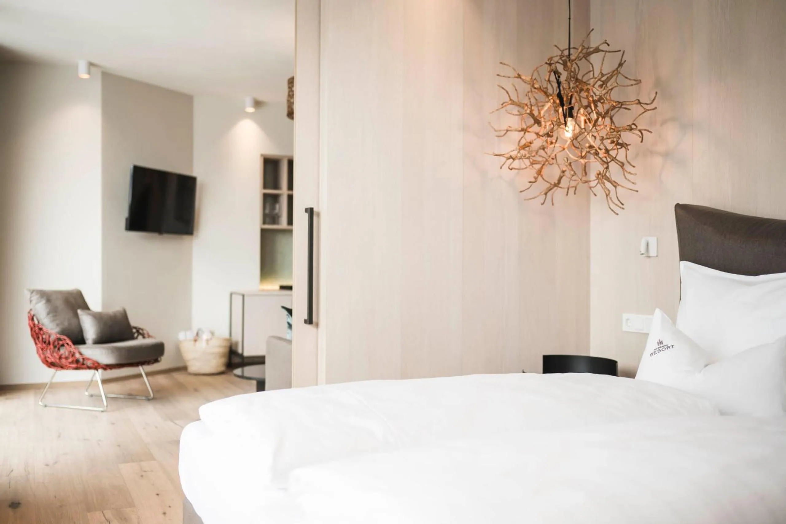 Bed in Schenna Resort