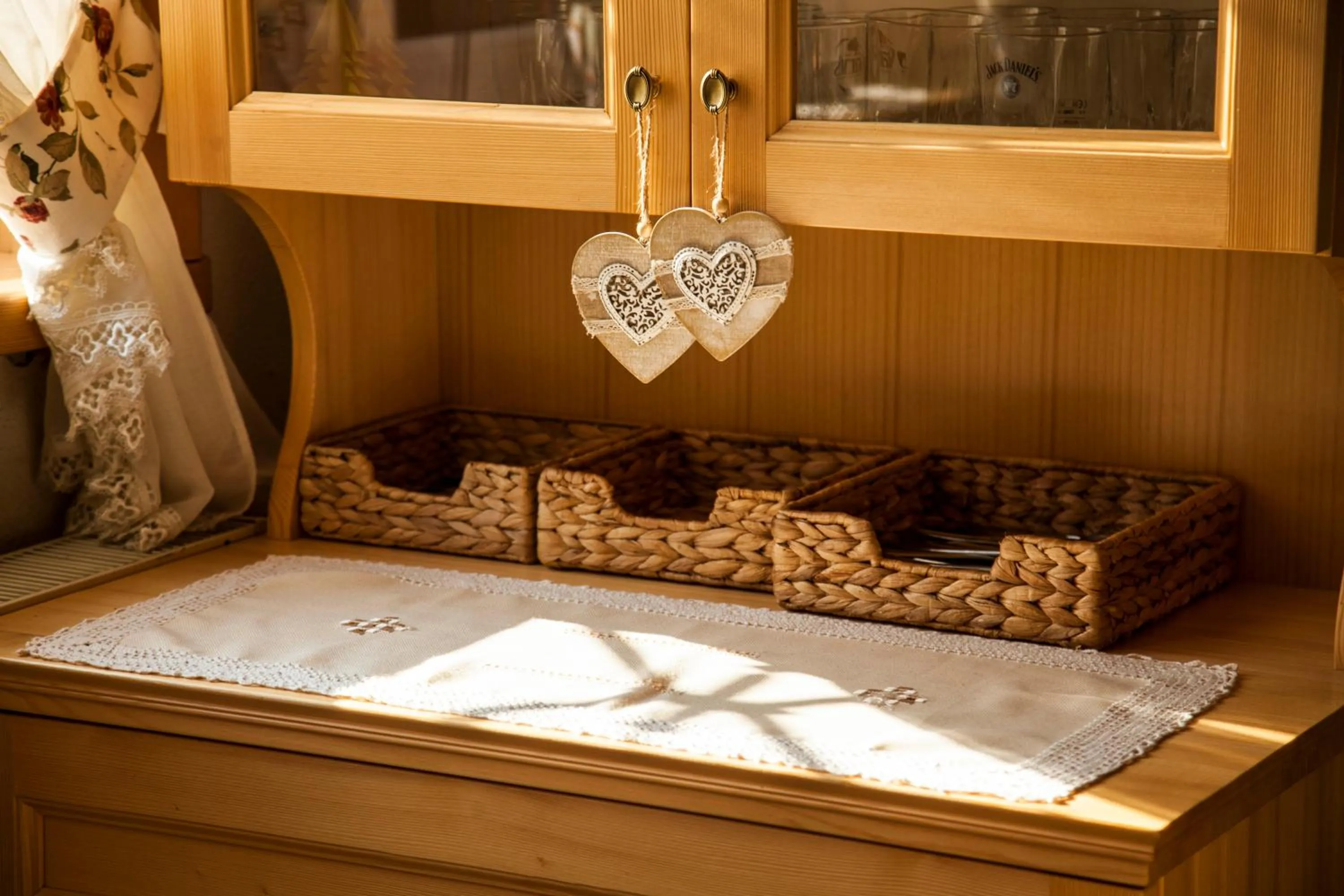 Decorative detail, Bed in Willa Wisełka