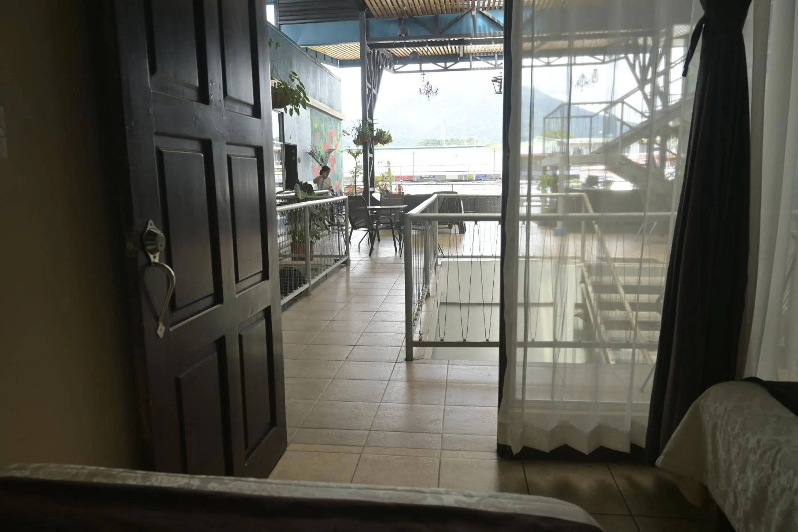 Patio, Bed in Hotel Las Colinas