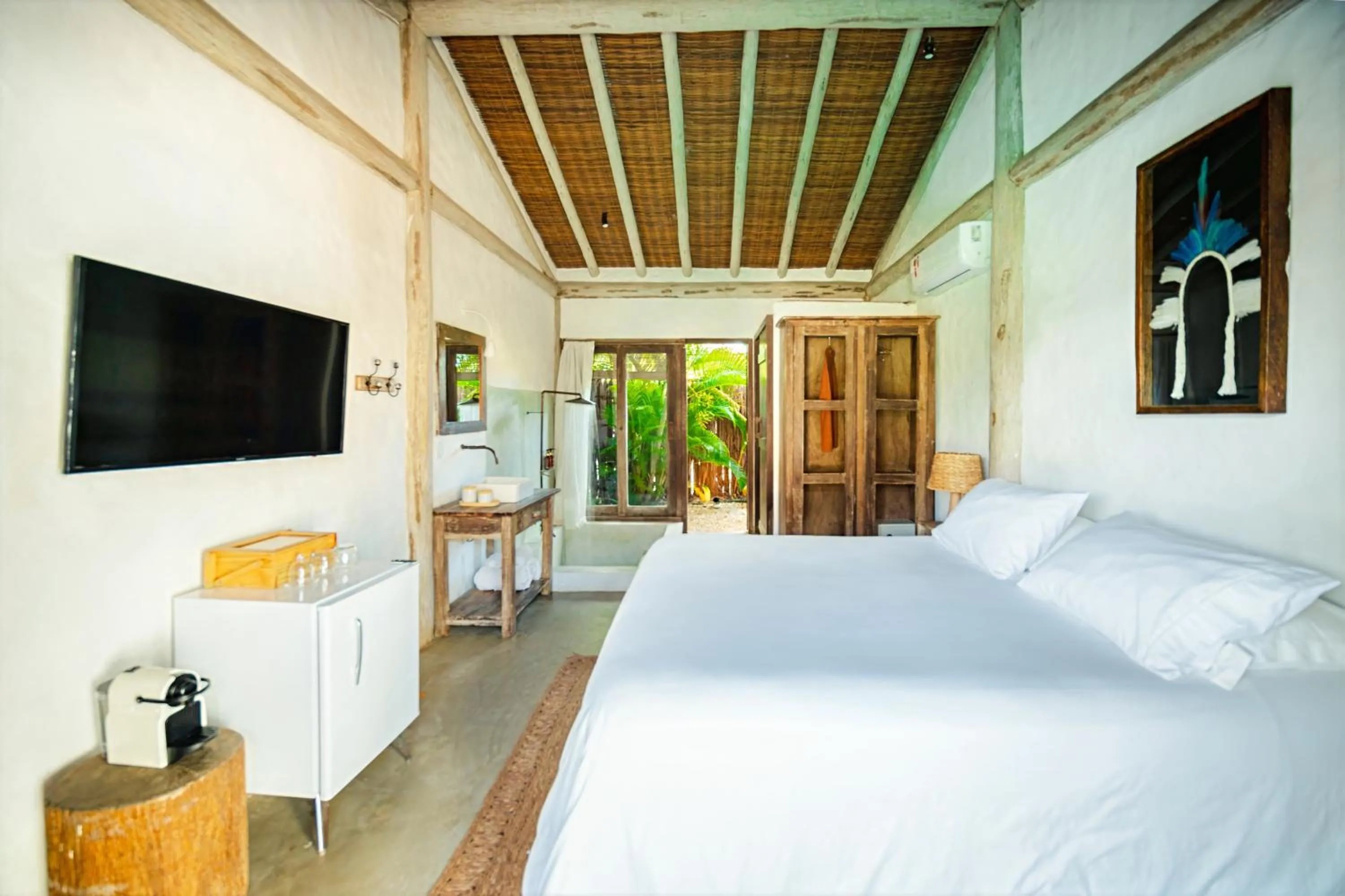 Bed in Villa Fulô