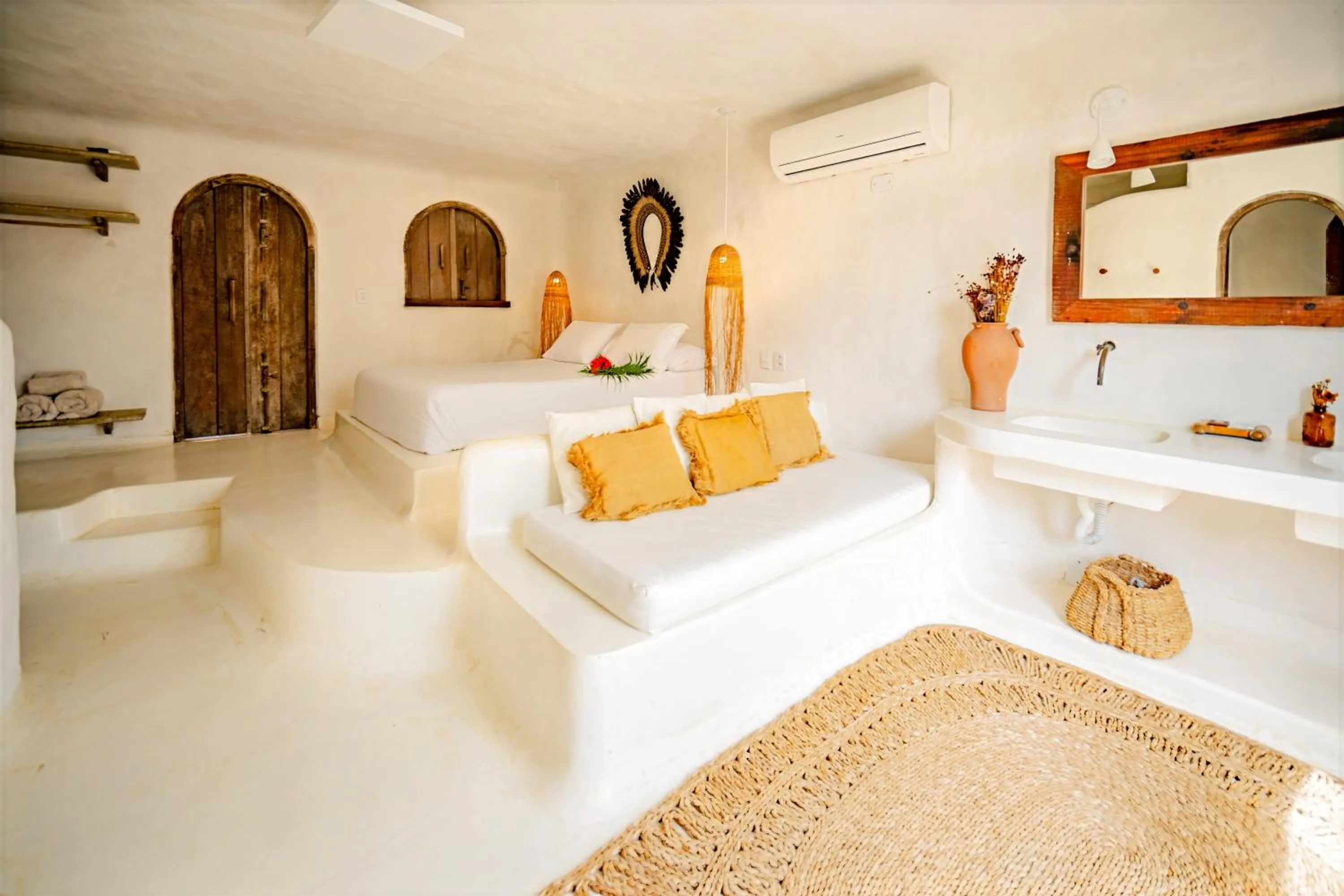 Bed in Villa Fulô
