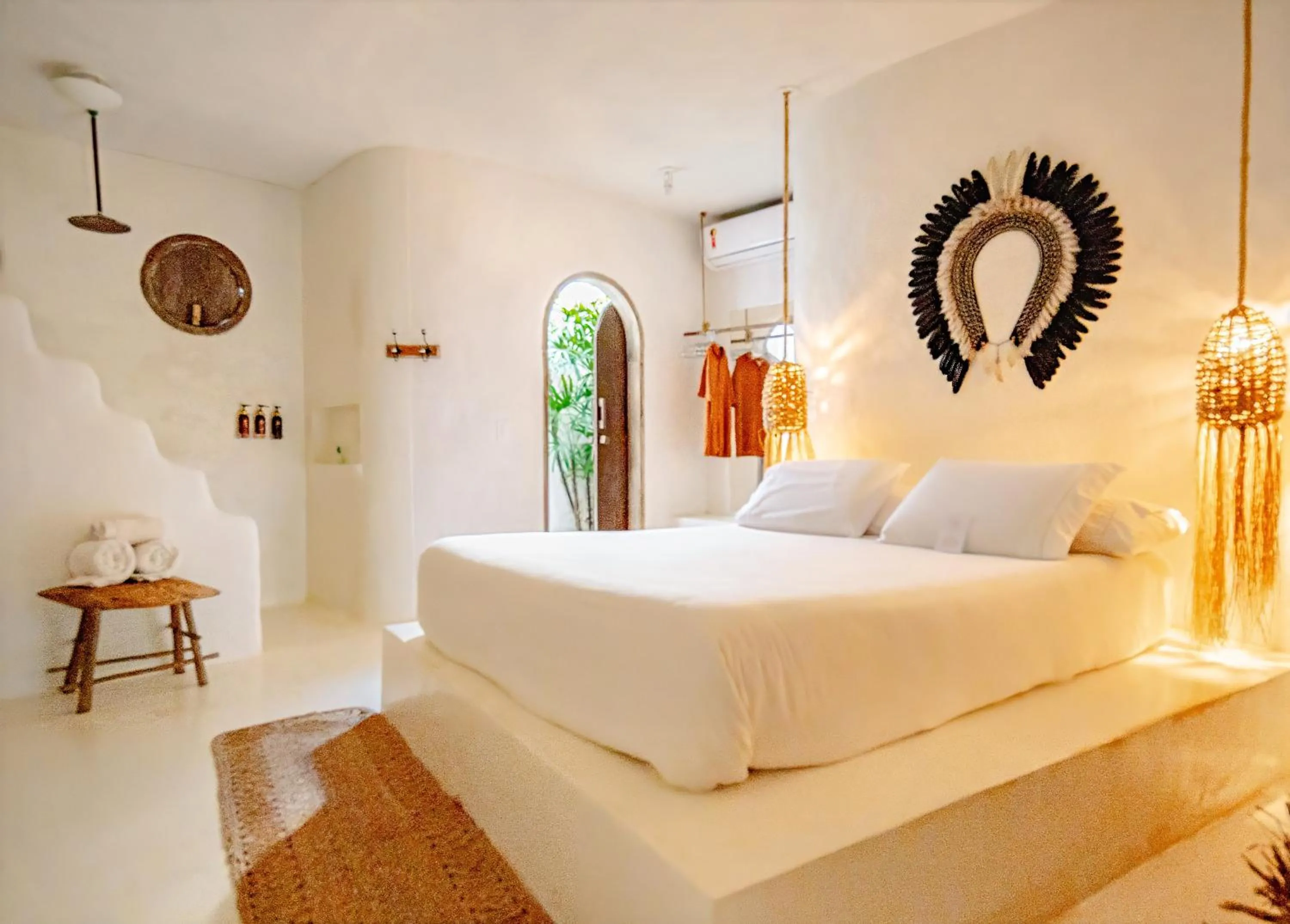 Bed in Villa Fulô