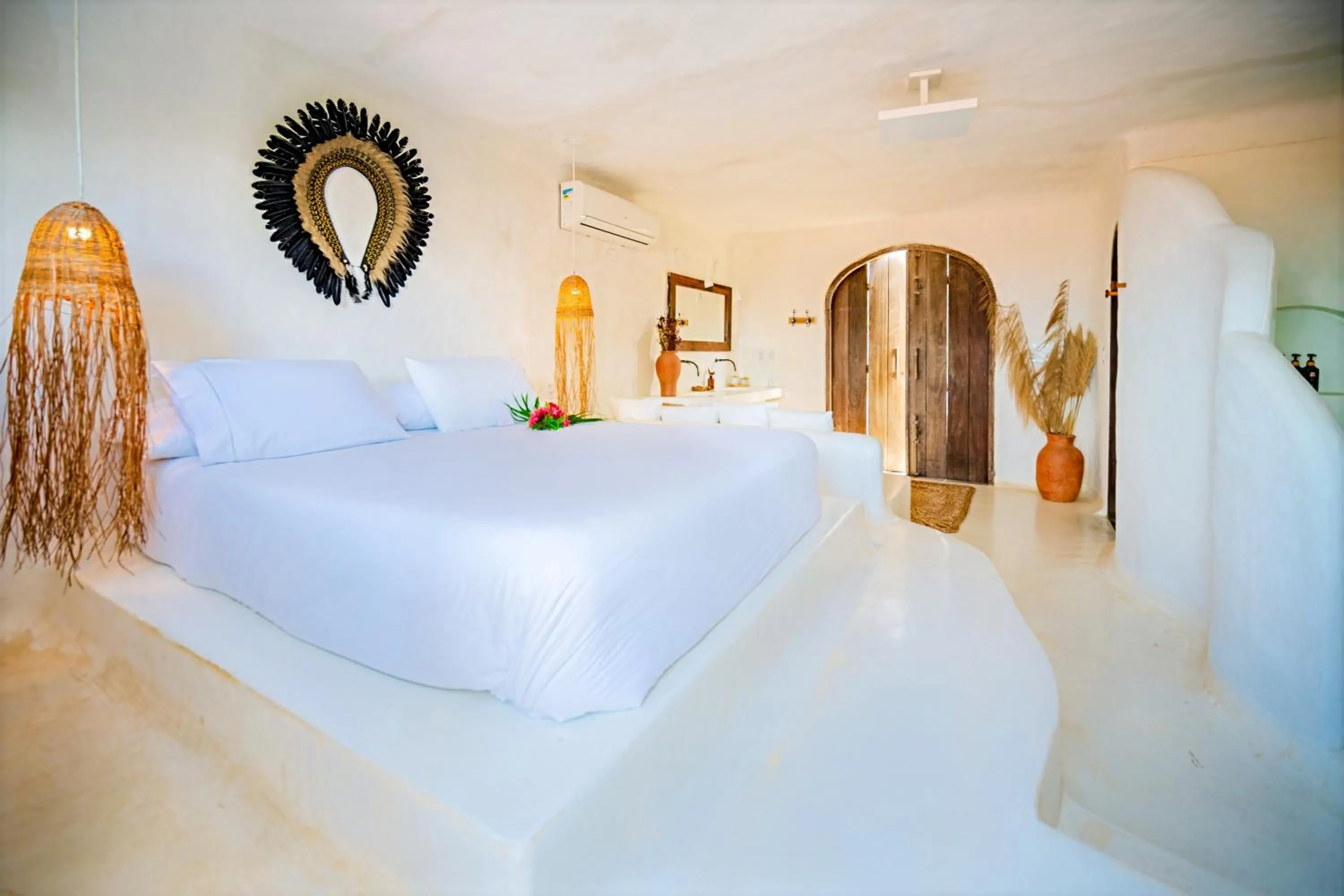 Bed in Villa Fulô
