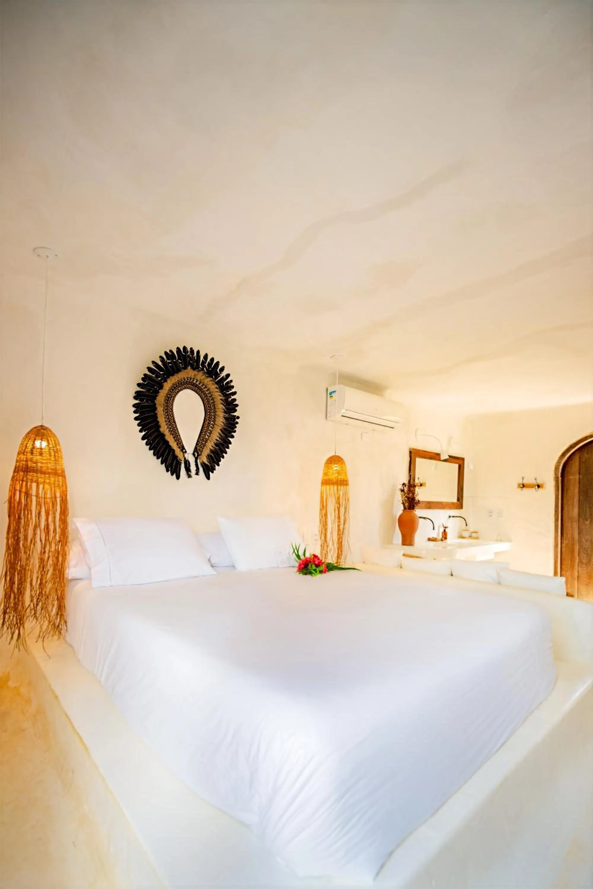 Bed in Villa Fulô