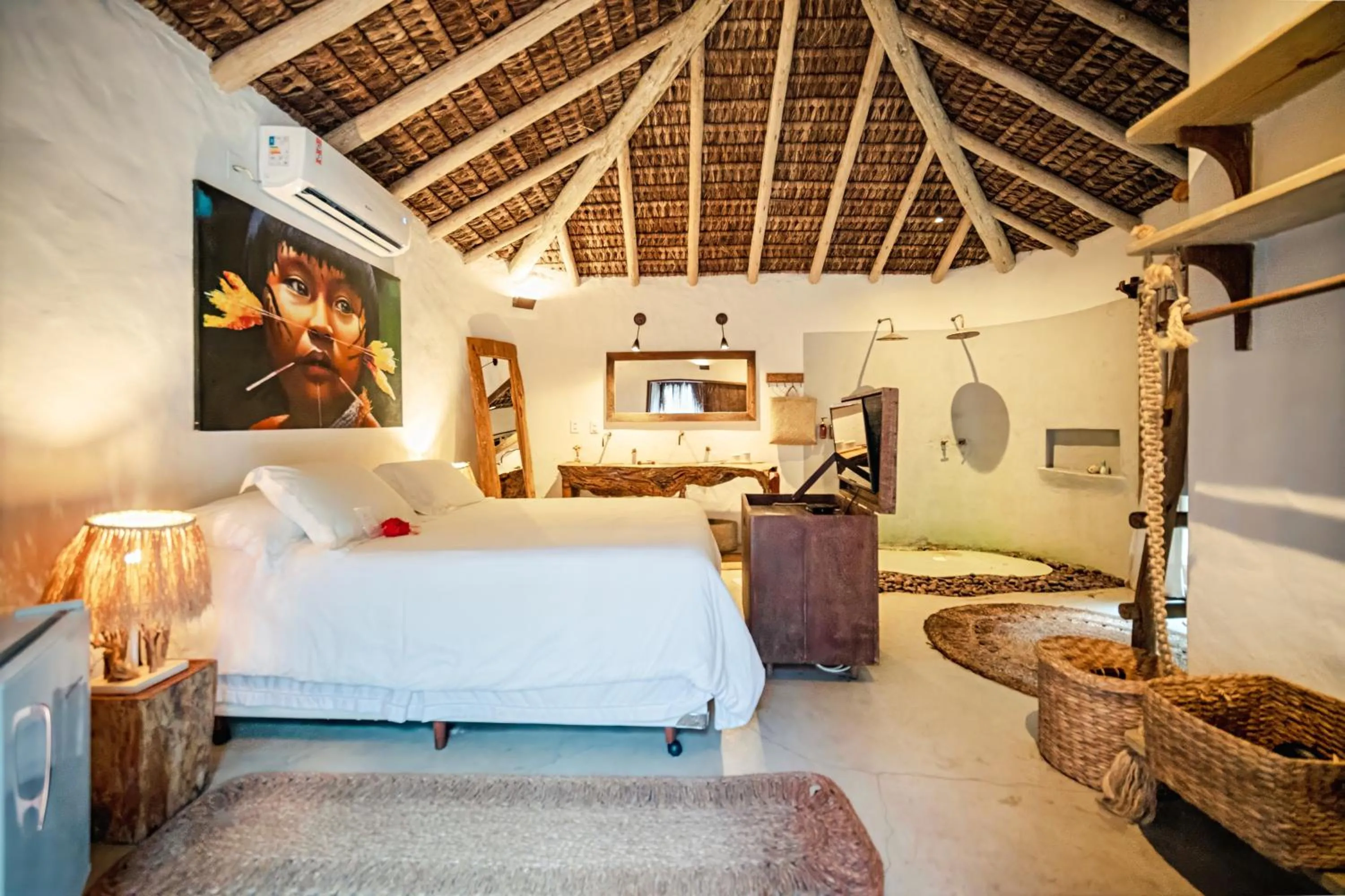 Bed in Villa Fulô