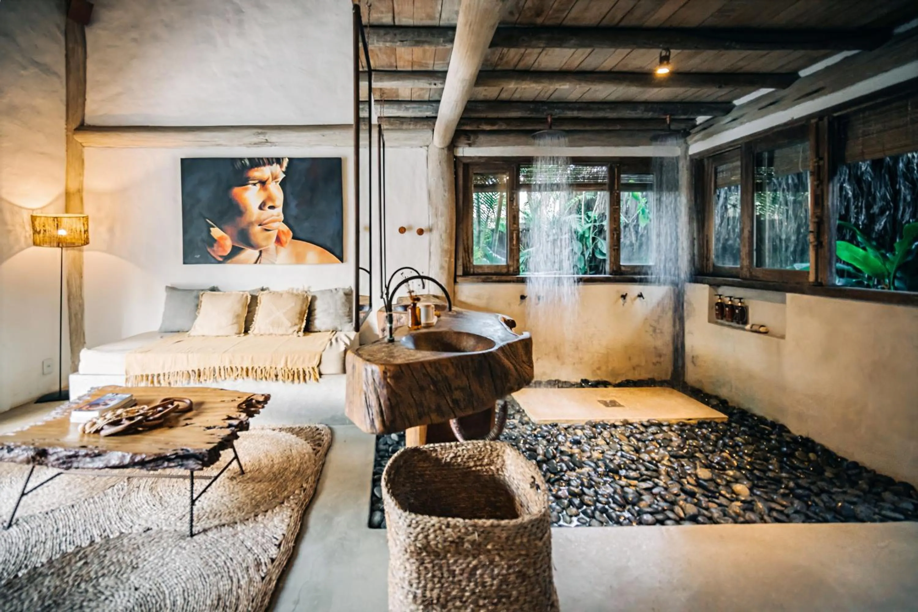 Bed in Villa Fulô