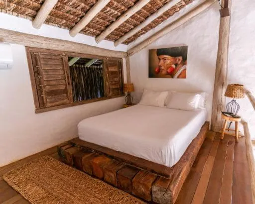 Bed in Villa Fulô