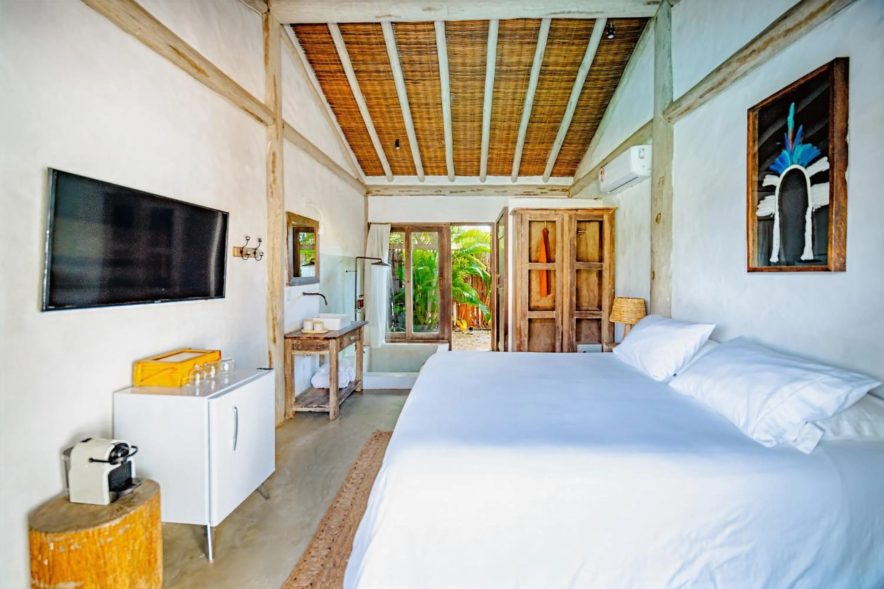 Bed in Villa Fulô