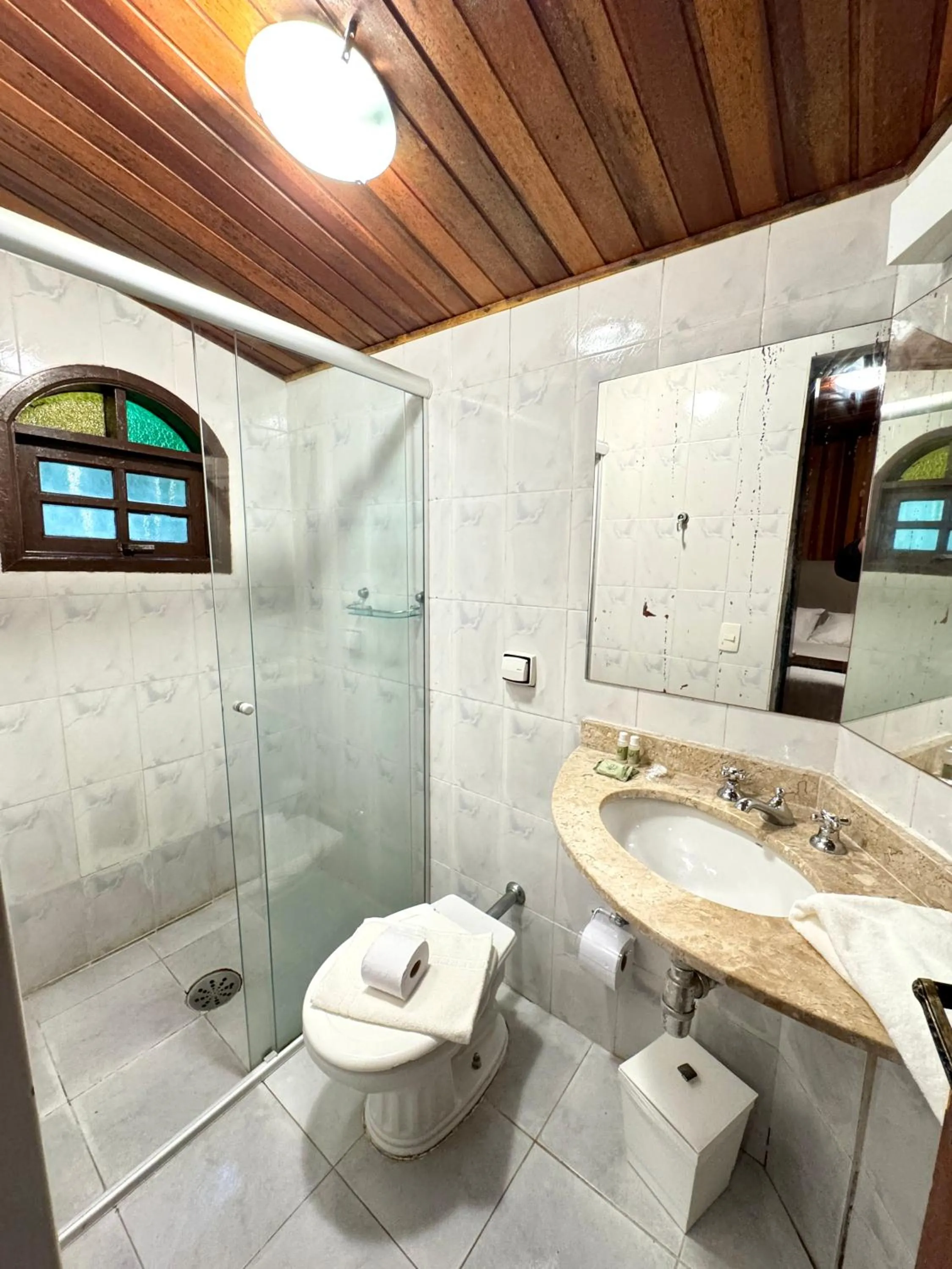 Shower in Pousada do Sino - 2 min do Capivari