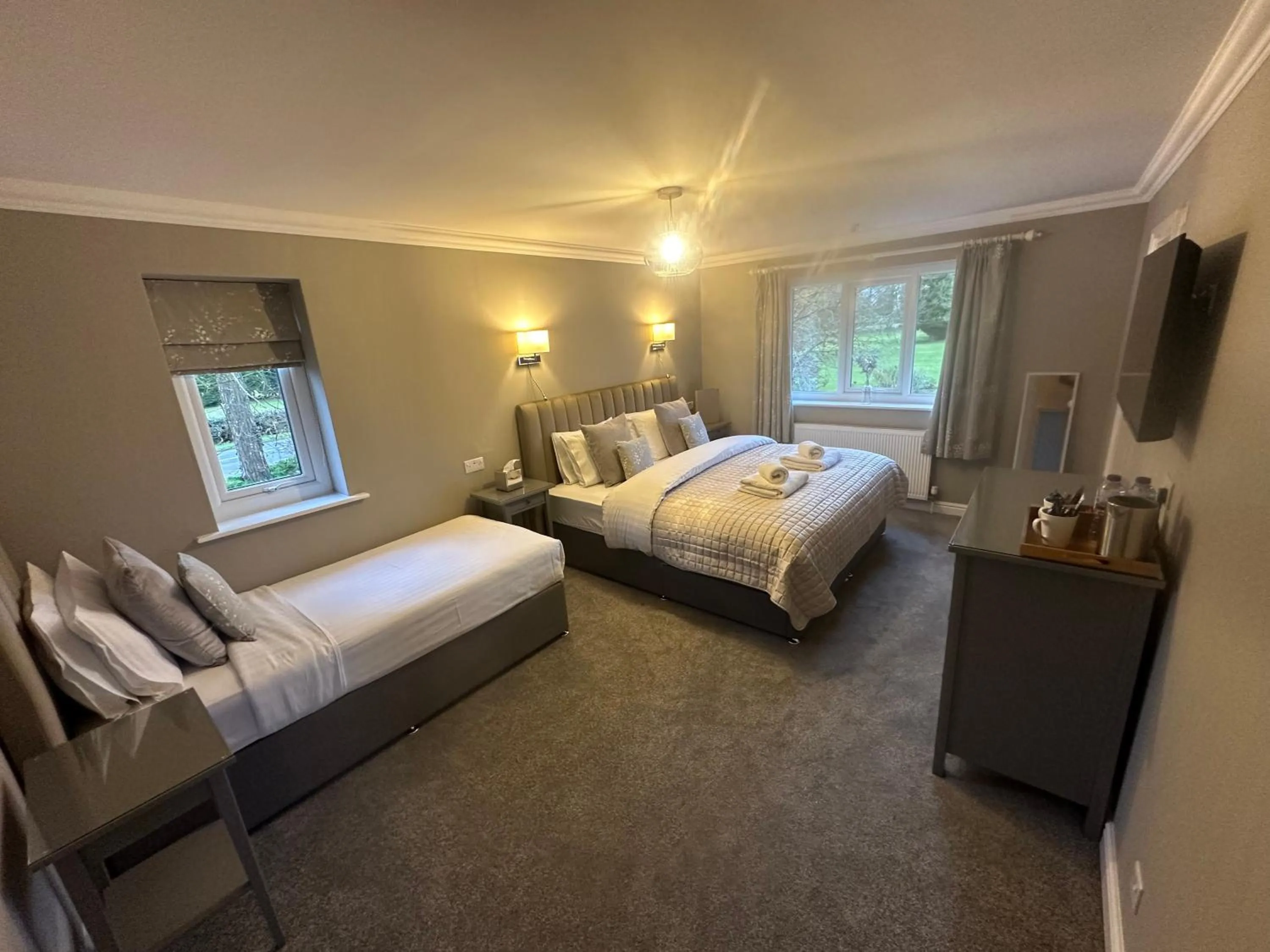 Bed in Burton Lodge Guest House & Spa