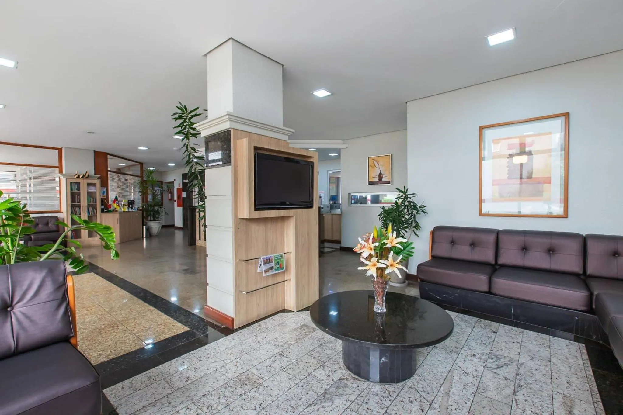 Lobby or reception in Hotel Suárez São Leopoldo