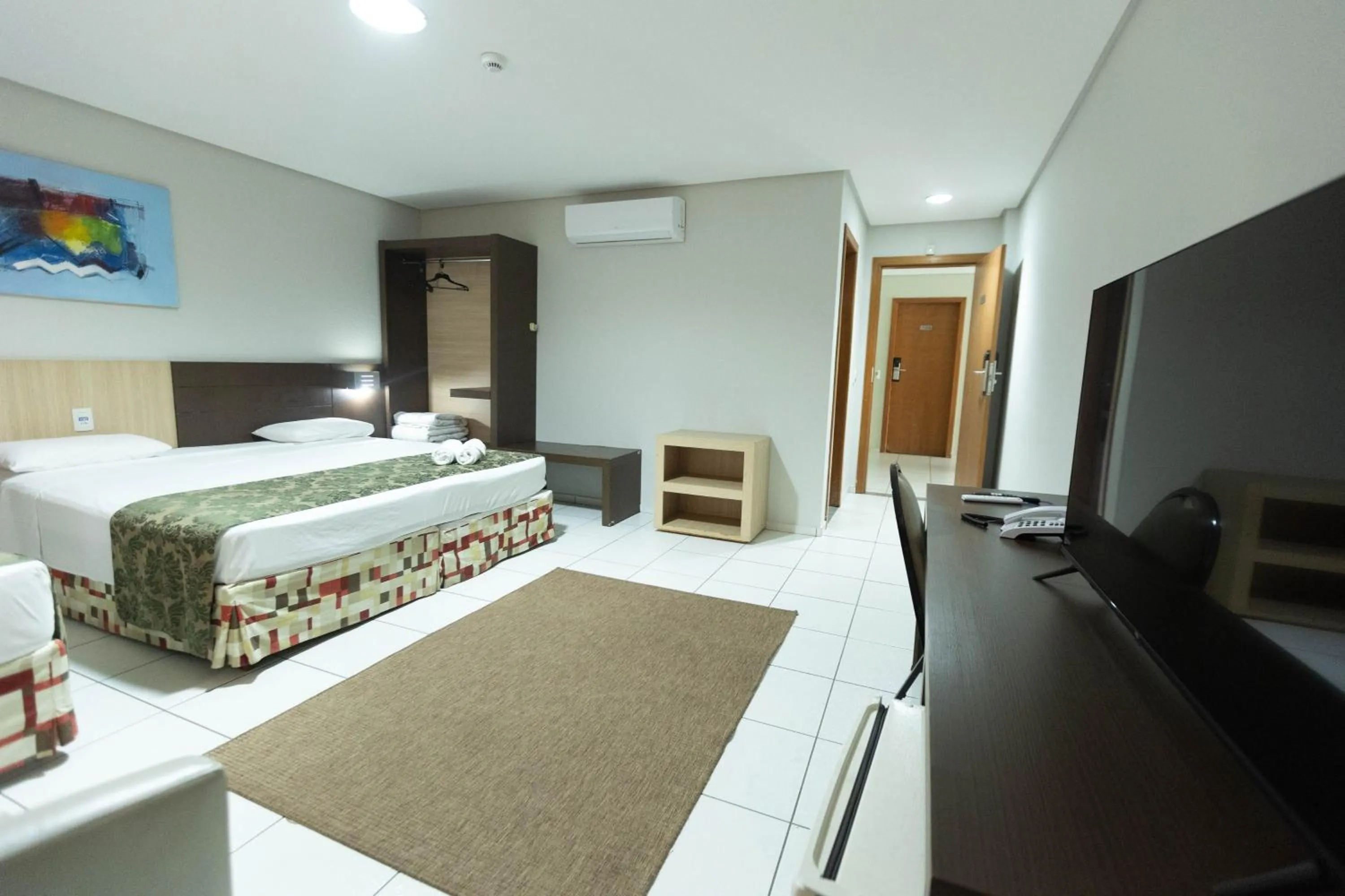 Bed in Hits Pantanal Hotel Aeroporto Cuiabá