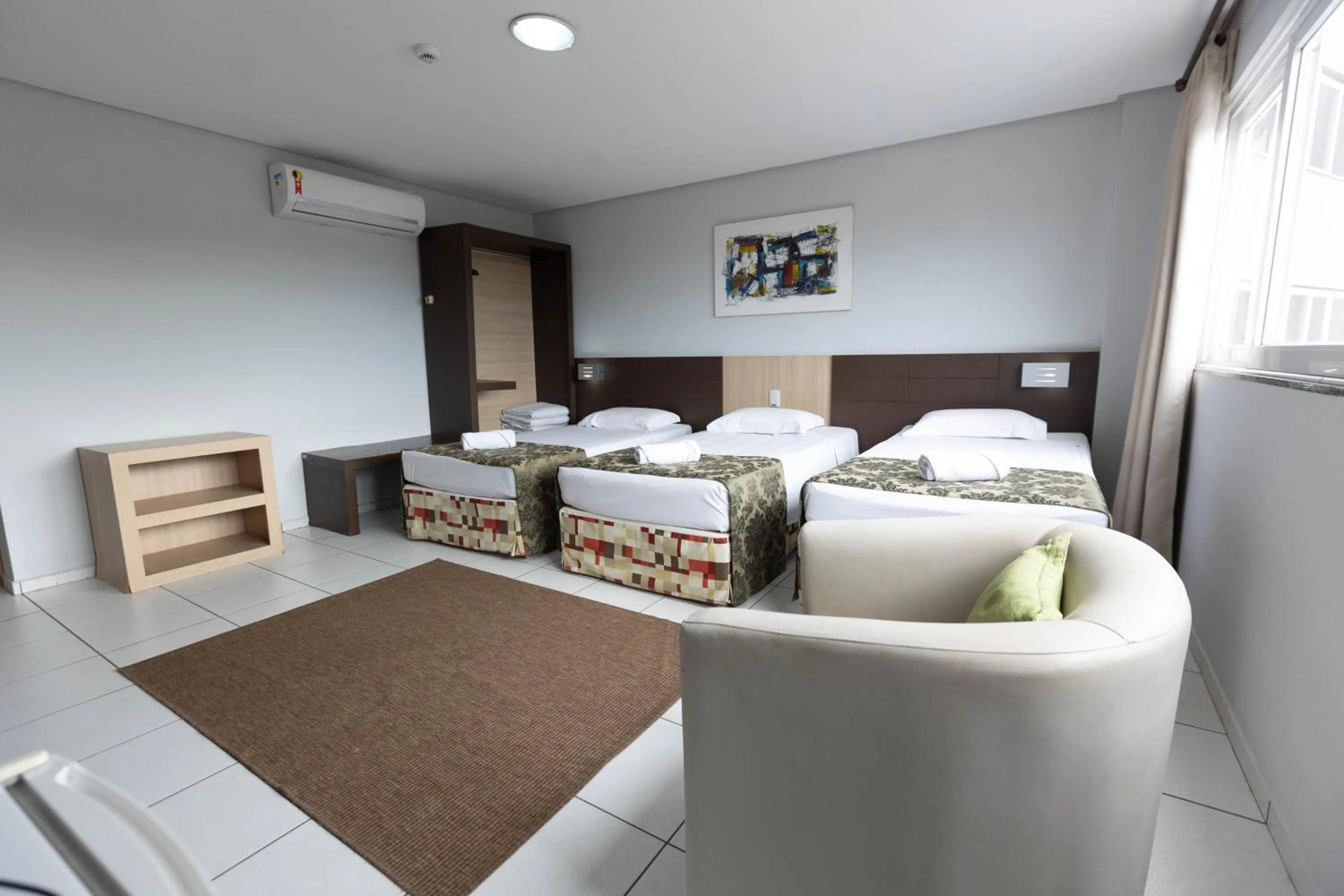 Bed in Hits Pantanal Hotel Aeroporto Cuiabá