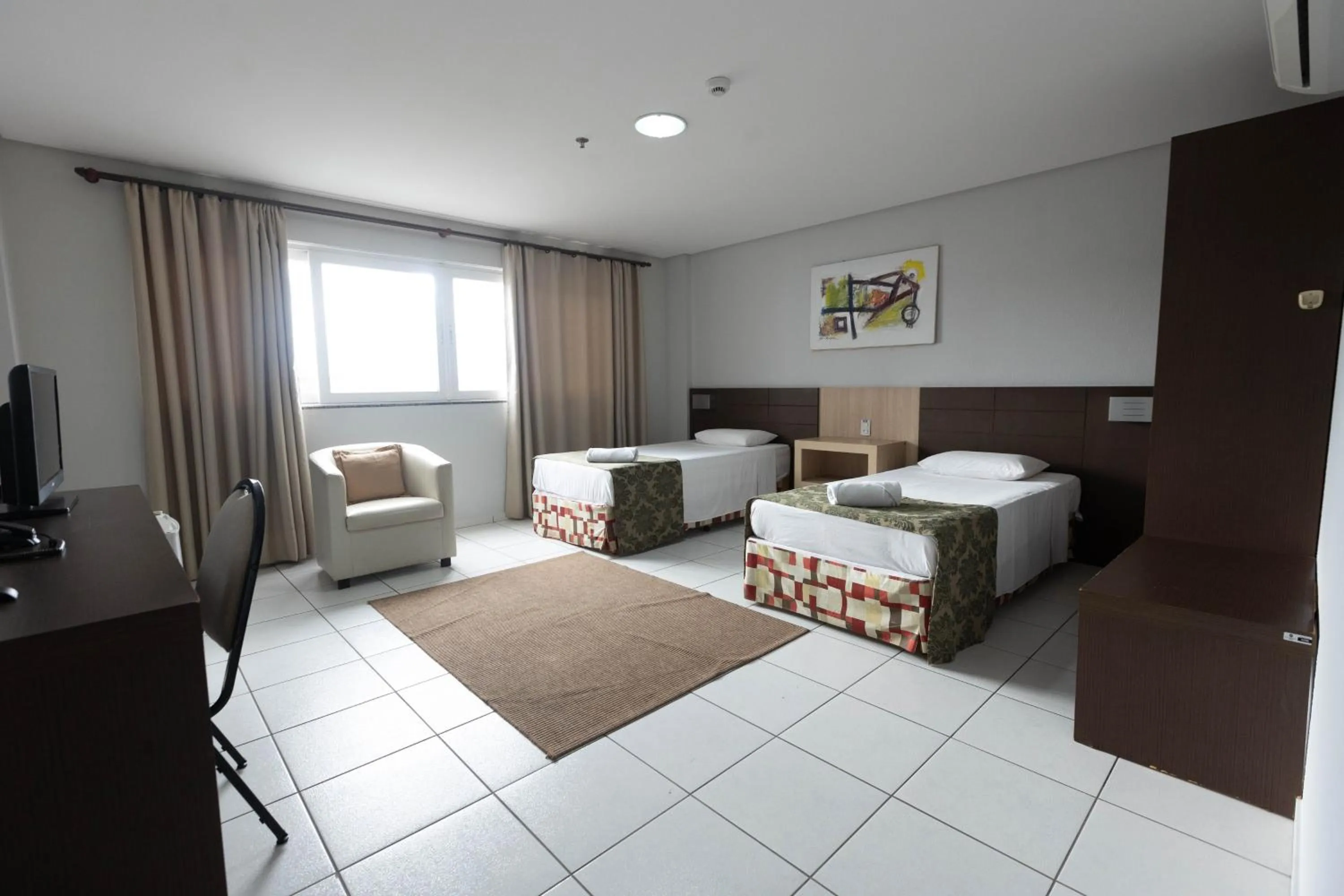 Bed in Hits Pantanal Hotel Aeroporto Cuiabá