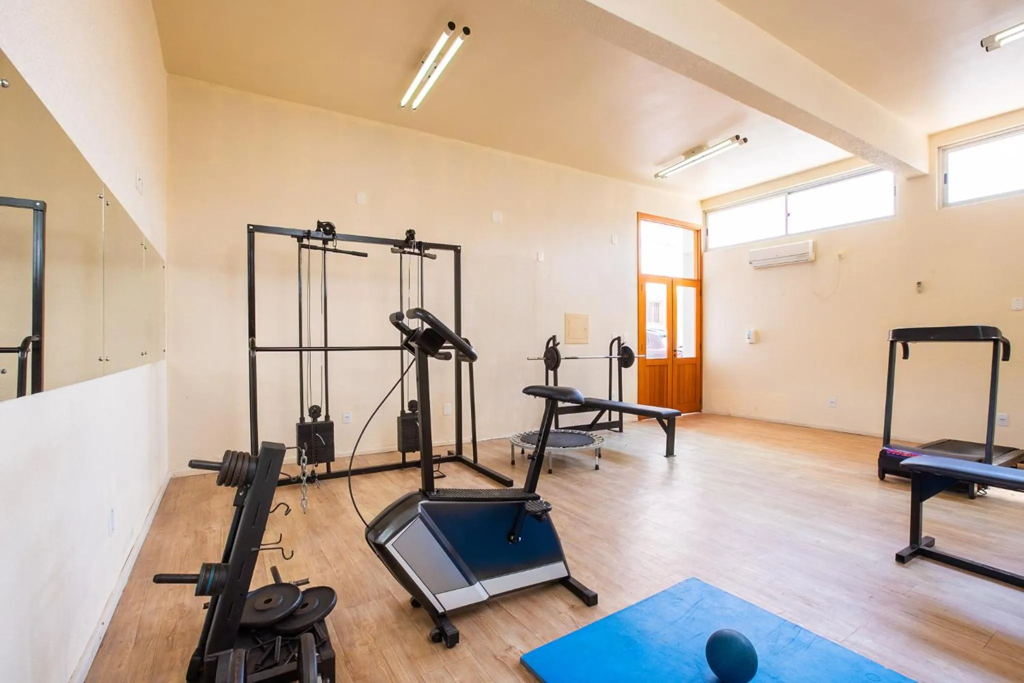 Fitness centre/facilities in Hotel Suárez Campo Bom