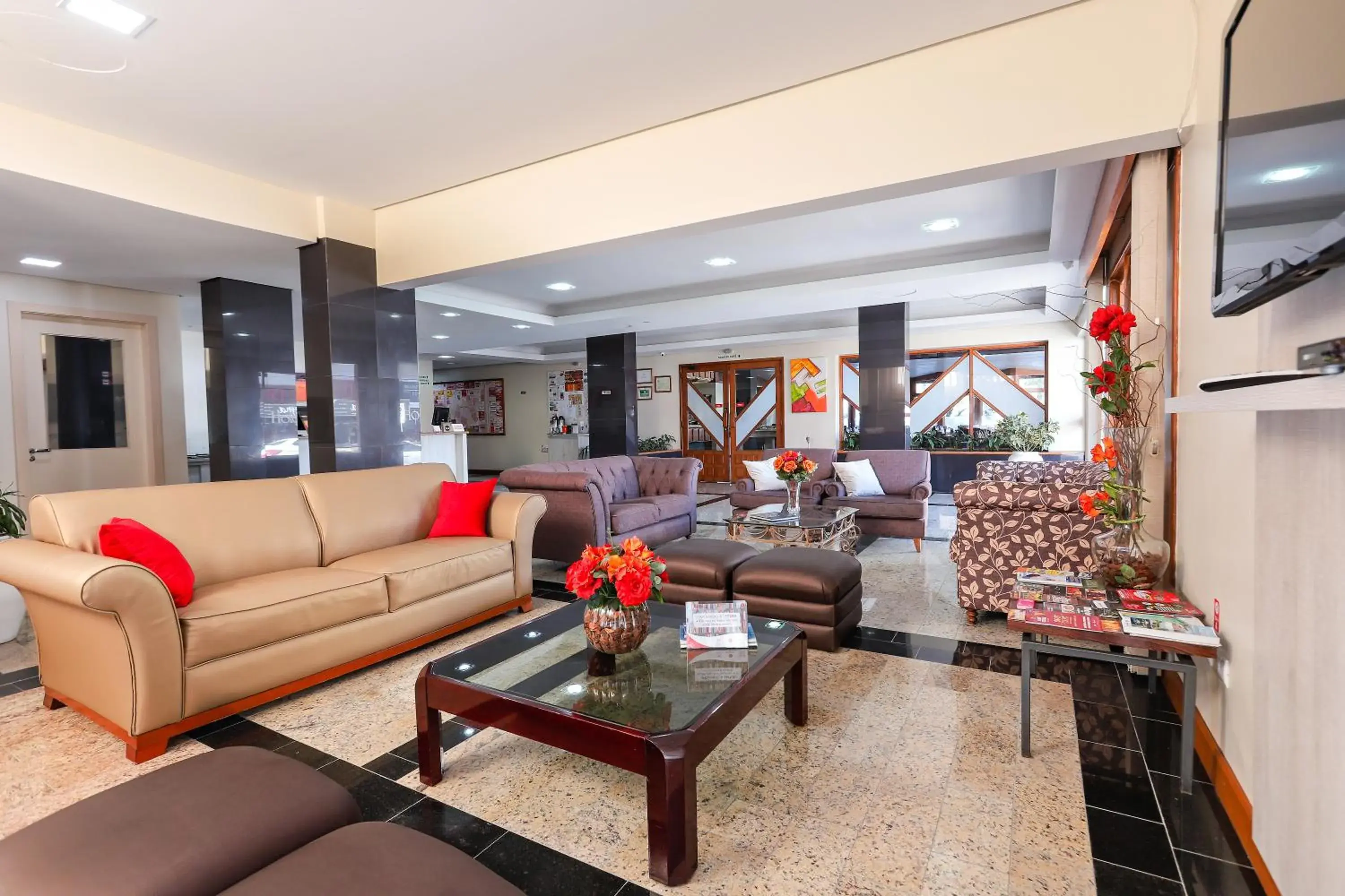 Living room in Hotel Suárez Campo Bom Living room in Hotel Suárez Campo Bom