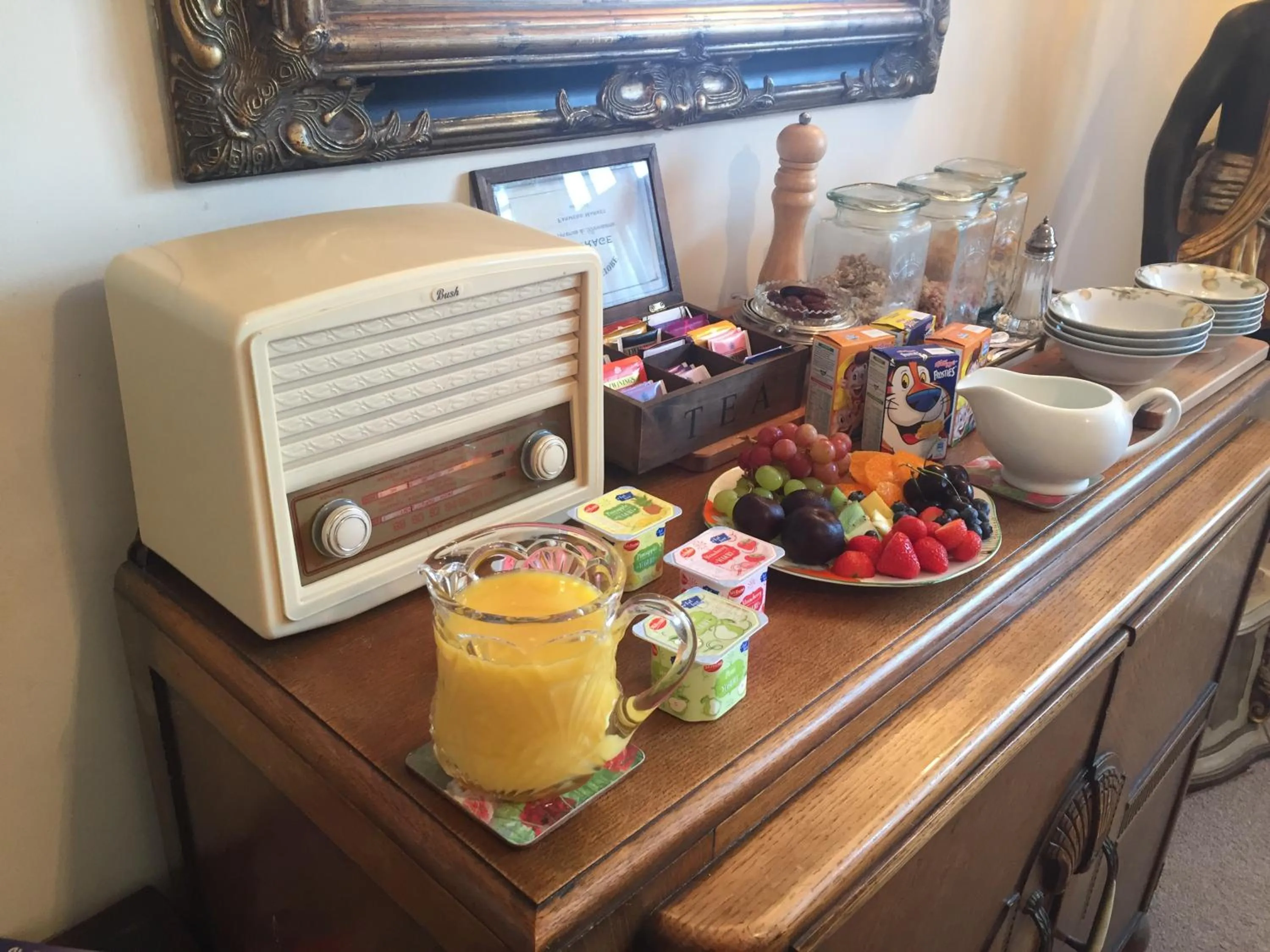 Food close-up in Heatherdene House
