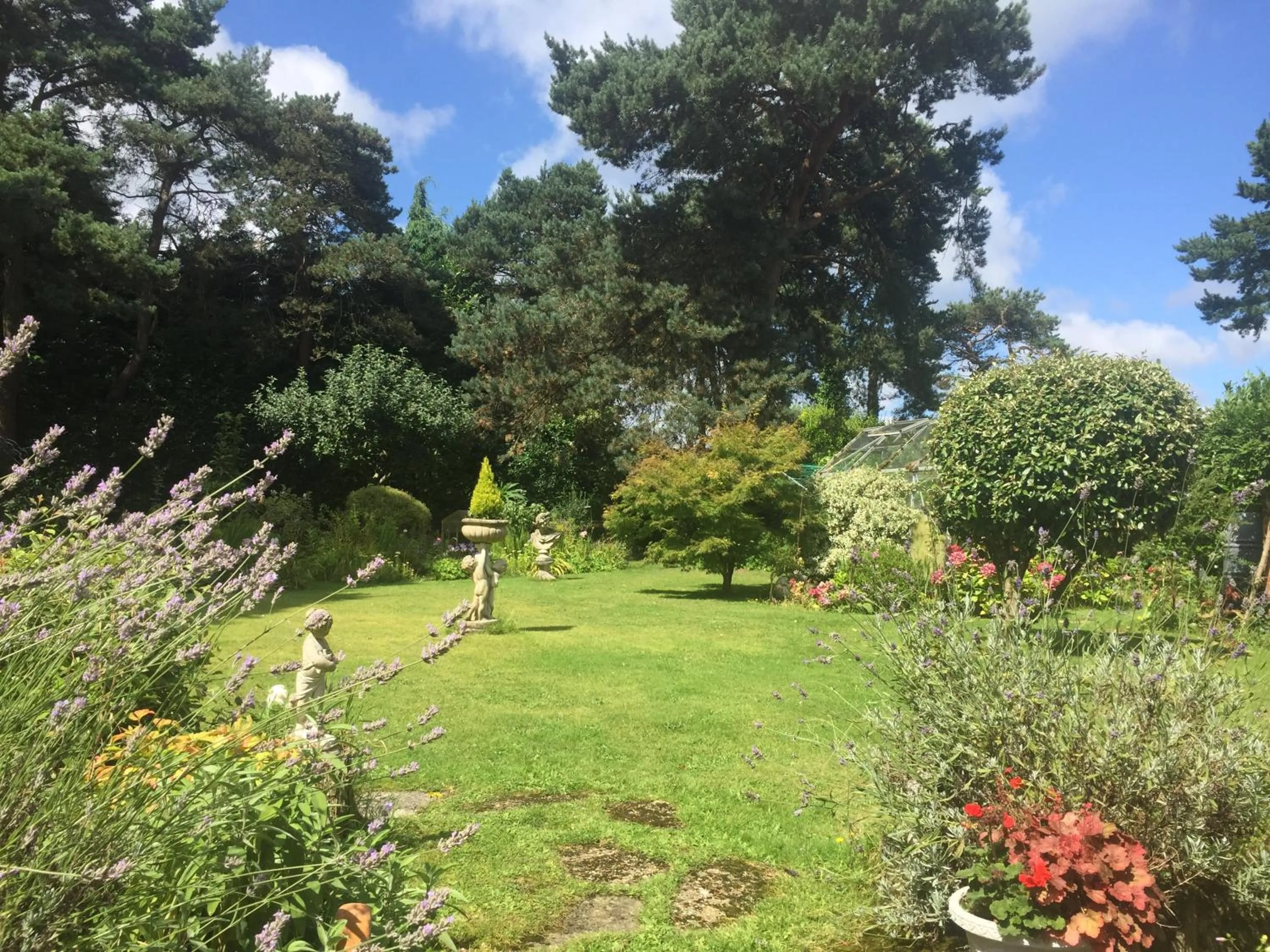 Garden view in Heatherdene House
