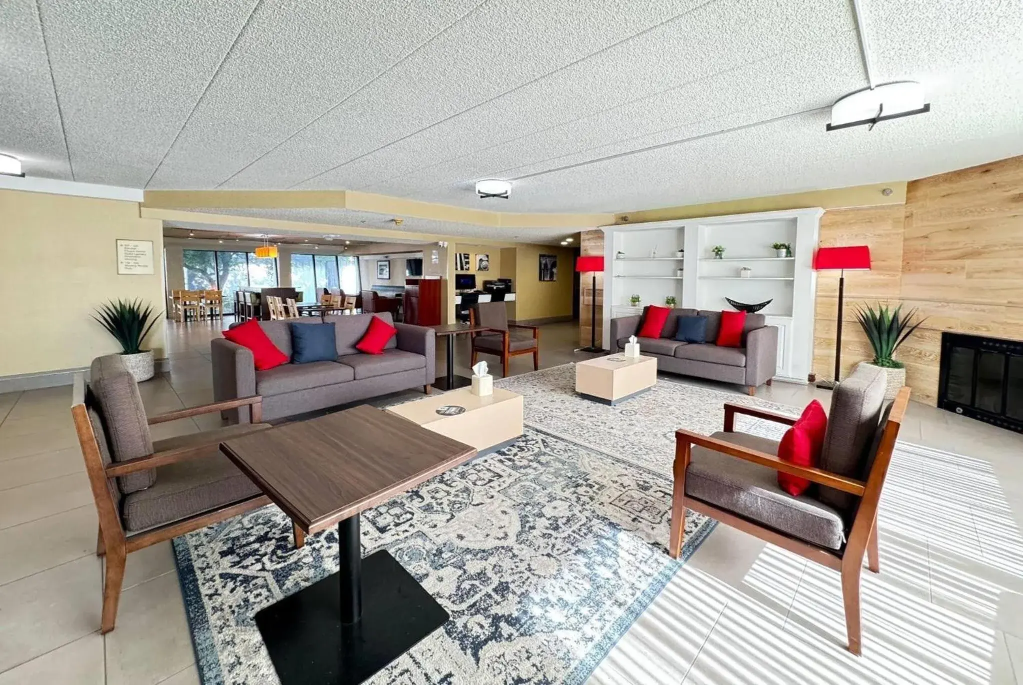 Lobby or reception in Wingate by Wyndham Lincoln Airport East I-80 Lobby or reception in Wingate by Wyndham Lincoln Airport East I-80