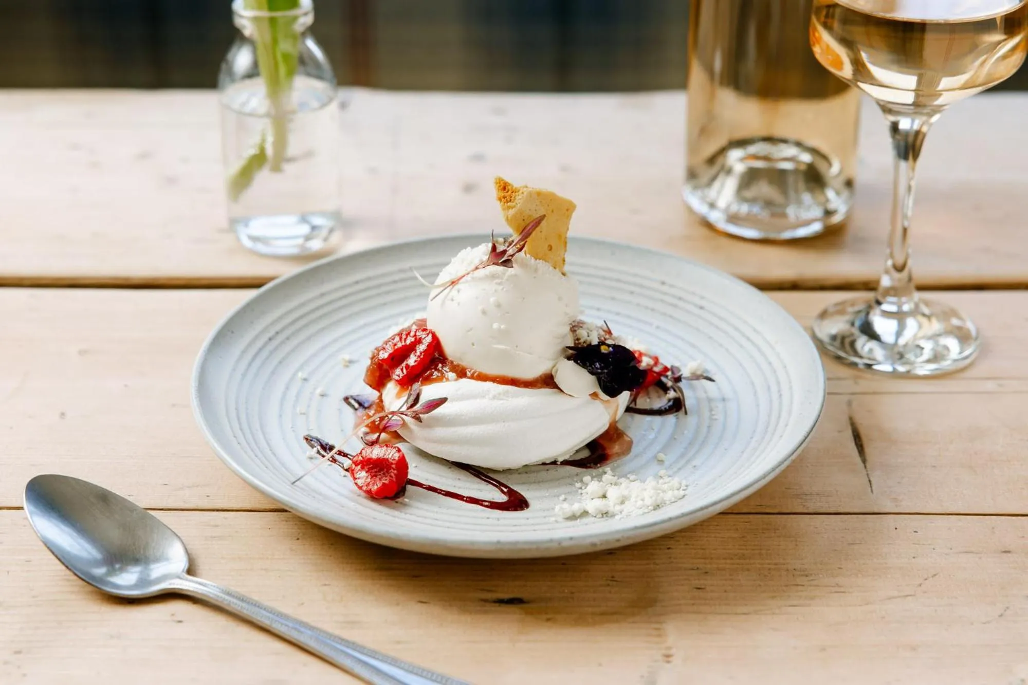 Food in The Sun Inn At Hook Norton